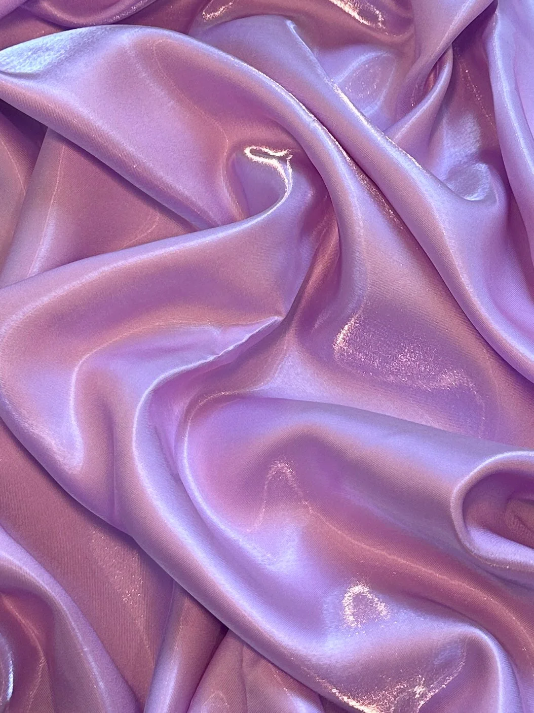 Lilac Liquid Bridal Satin - Image 2