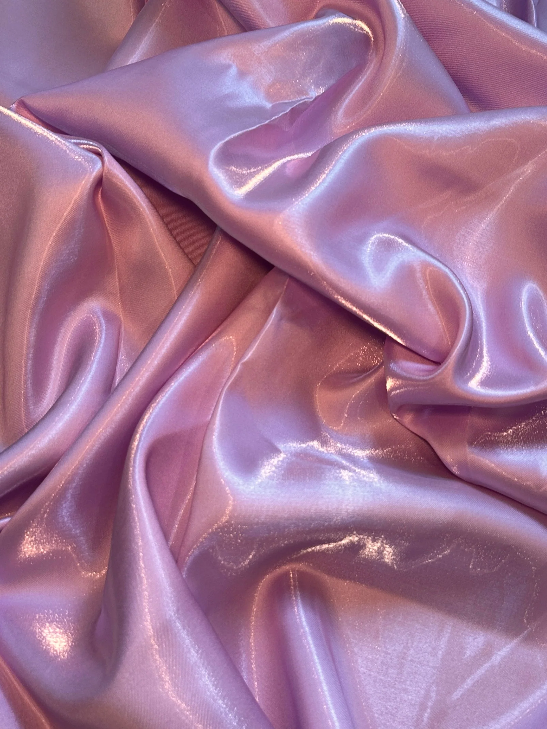 Lilac Liquid Bridal Satin - Image 4