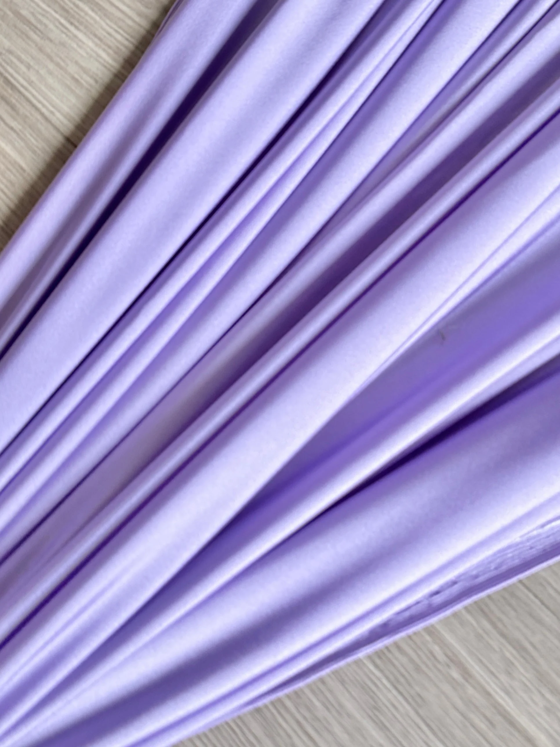 Lilac Shiny Nylon Spandex - Image 3