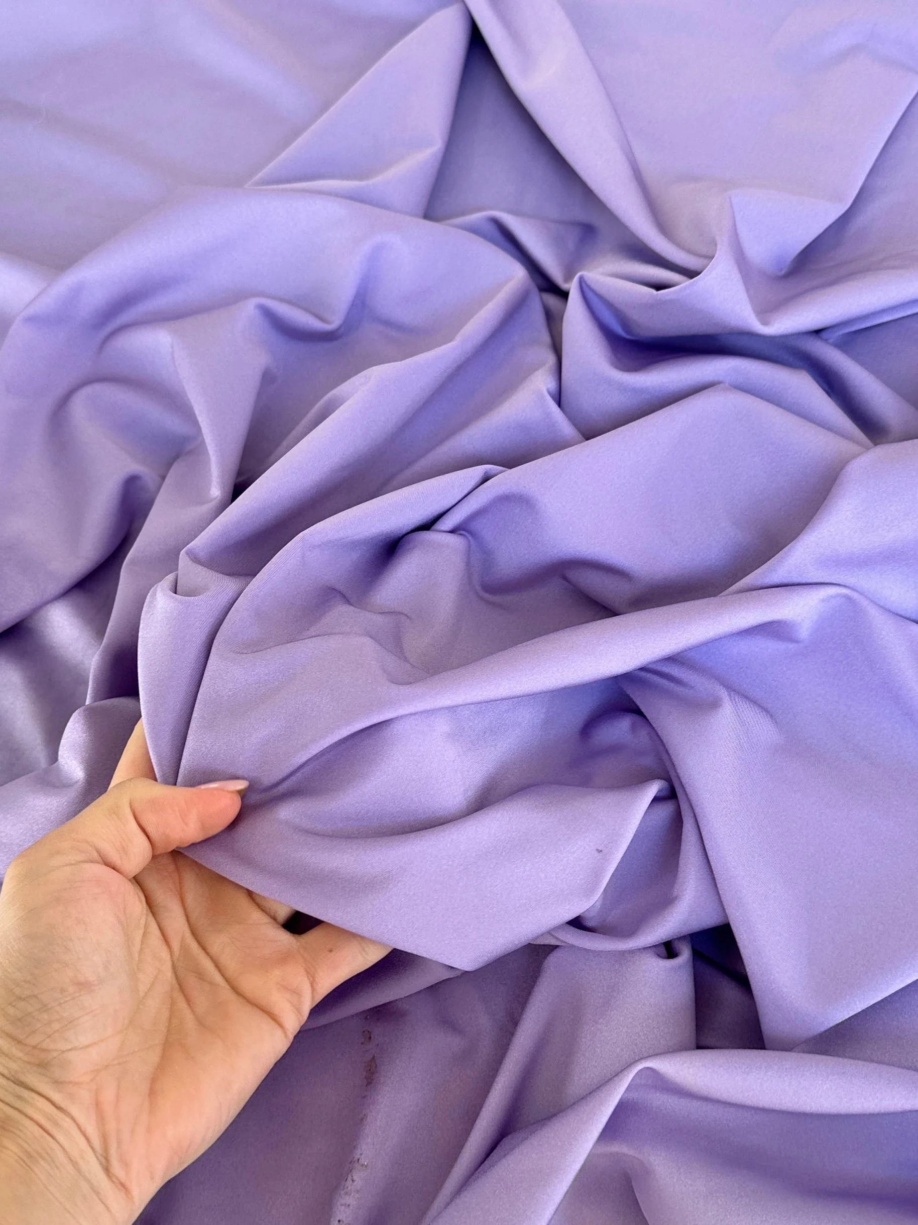 Lilac Shiny Nylon Spandex - Image 5