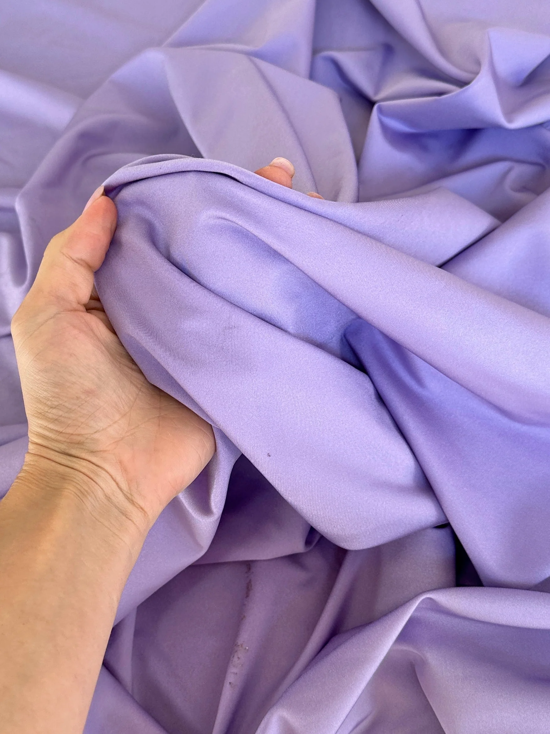 Lilac Shiny Nylon Spandex - Image 6