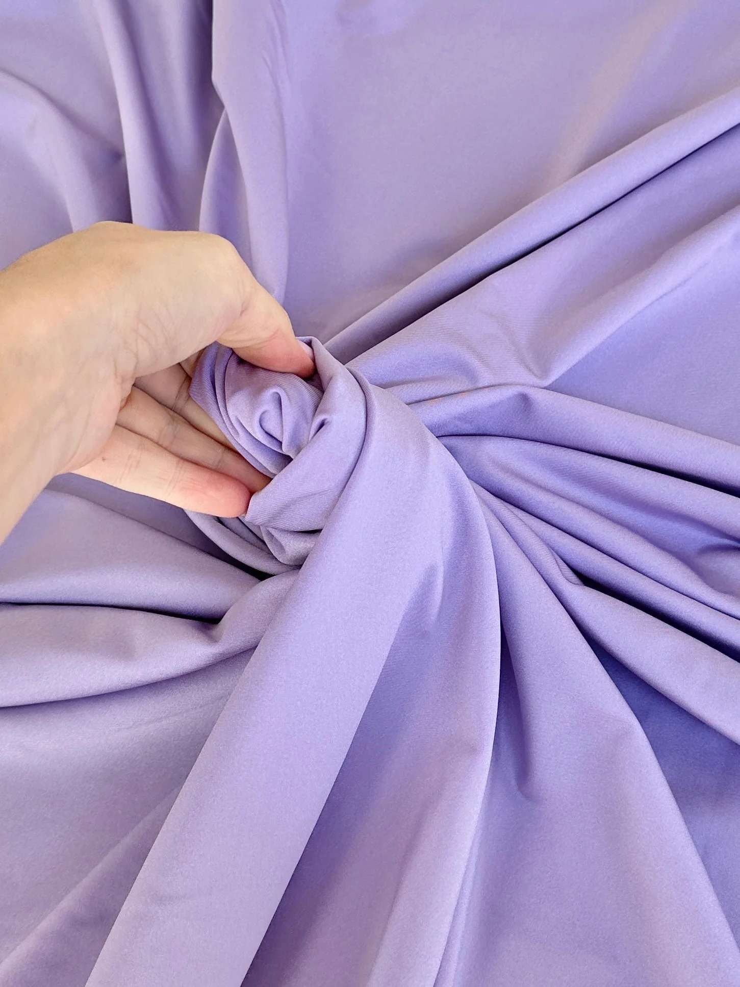 Lilac Shiny Nylon Spandex - Image 8