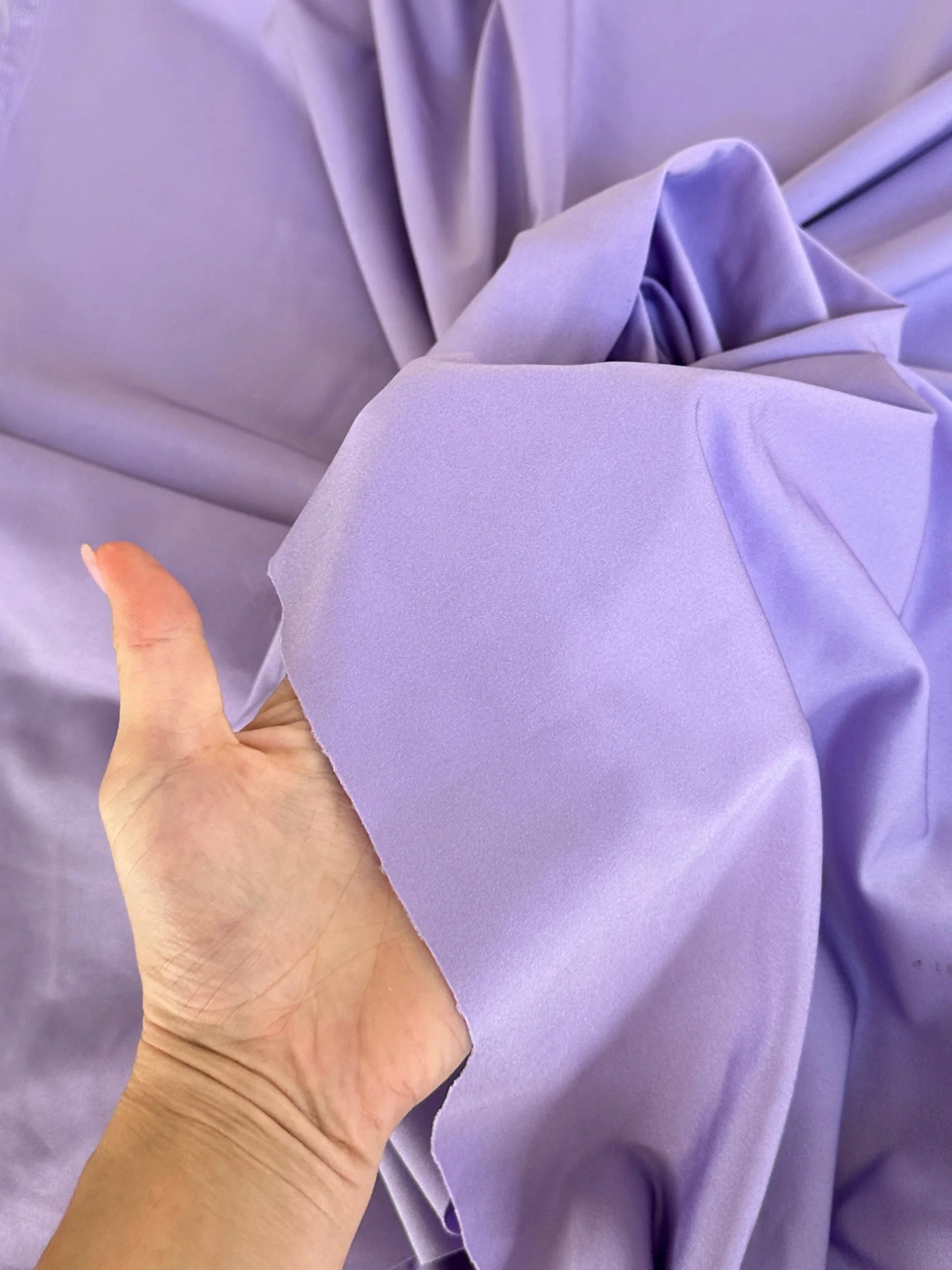 Lilac Shiny Nylon Spandex - Image 9