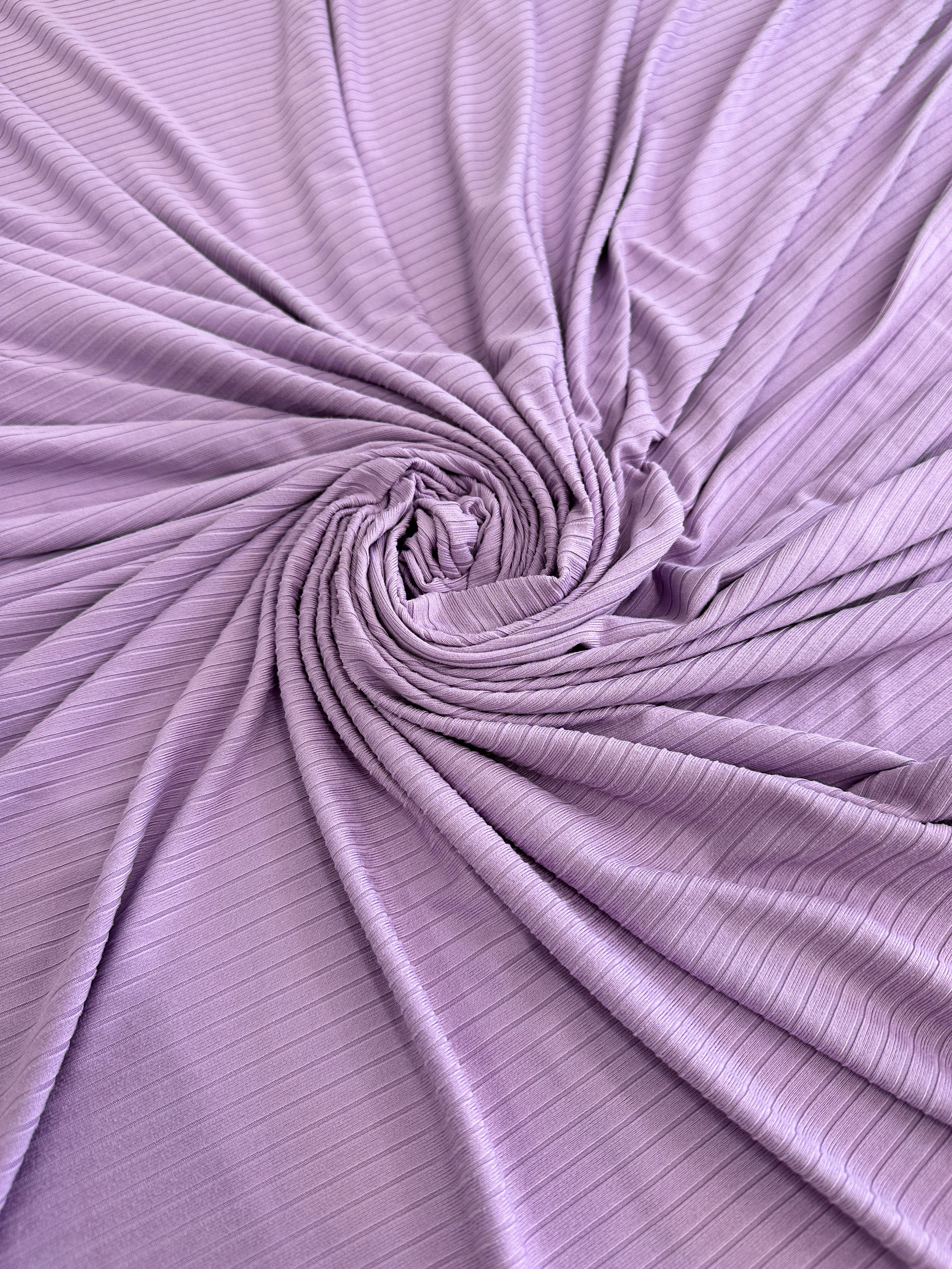 Lilac Rib Knit