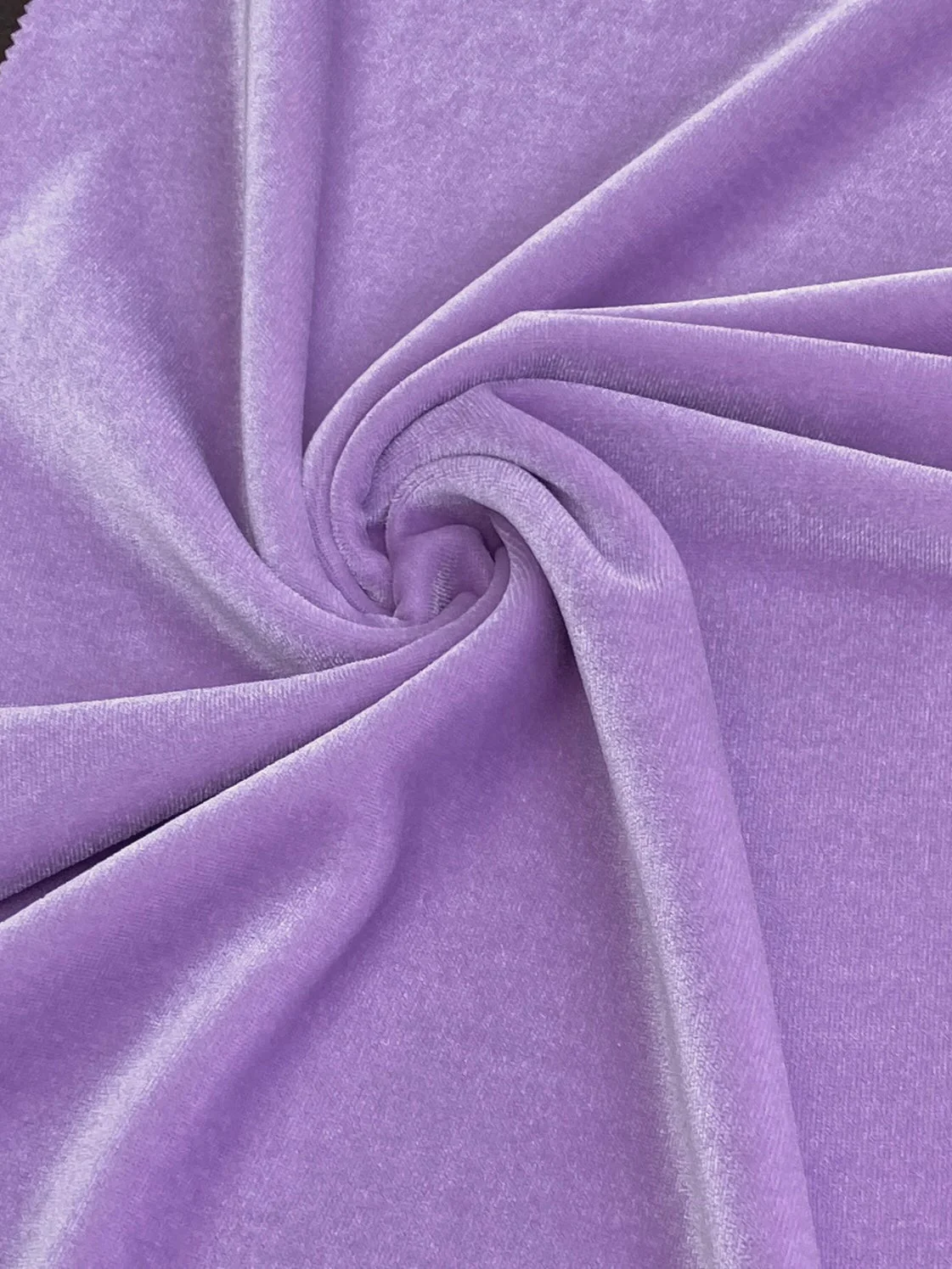 Lilac Stretch Velvet - Image 3