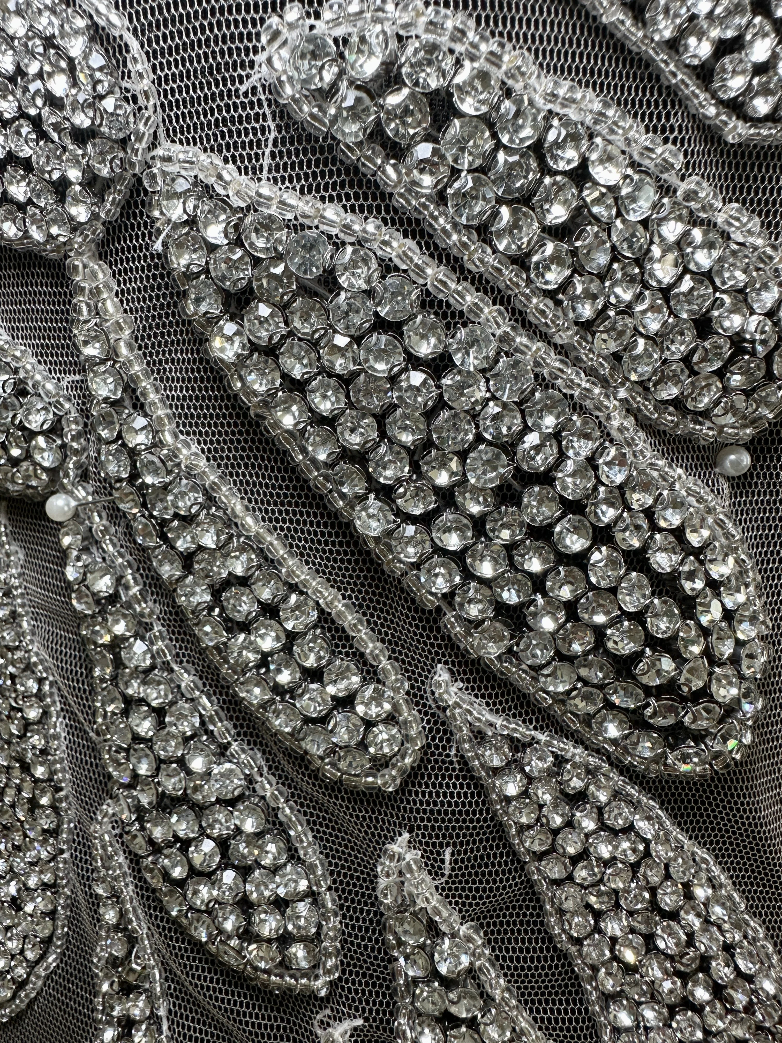 Lily Front/Back Rhinestones Bodice Applique - Image 4