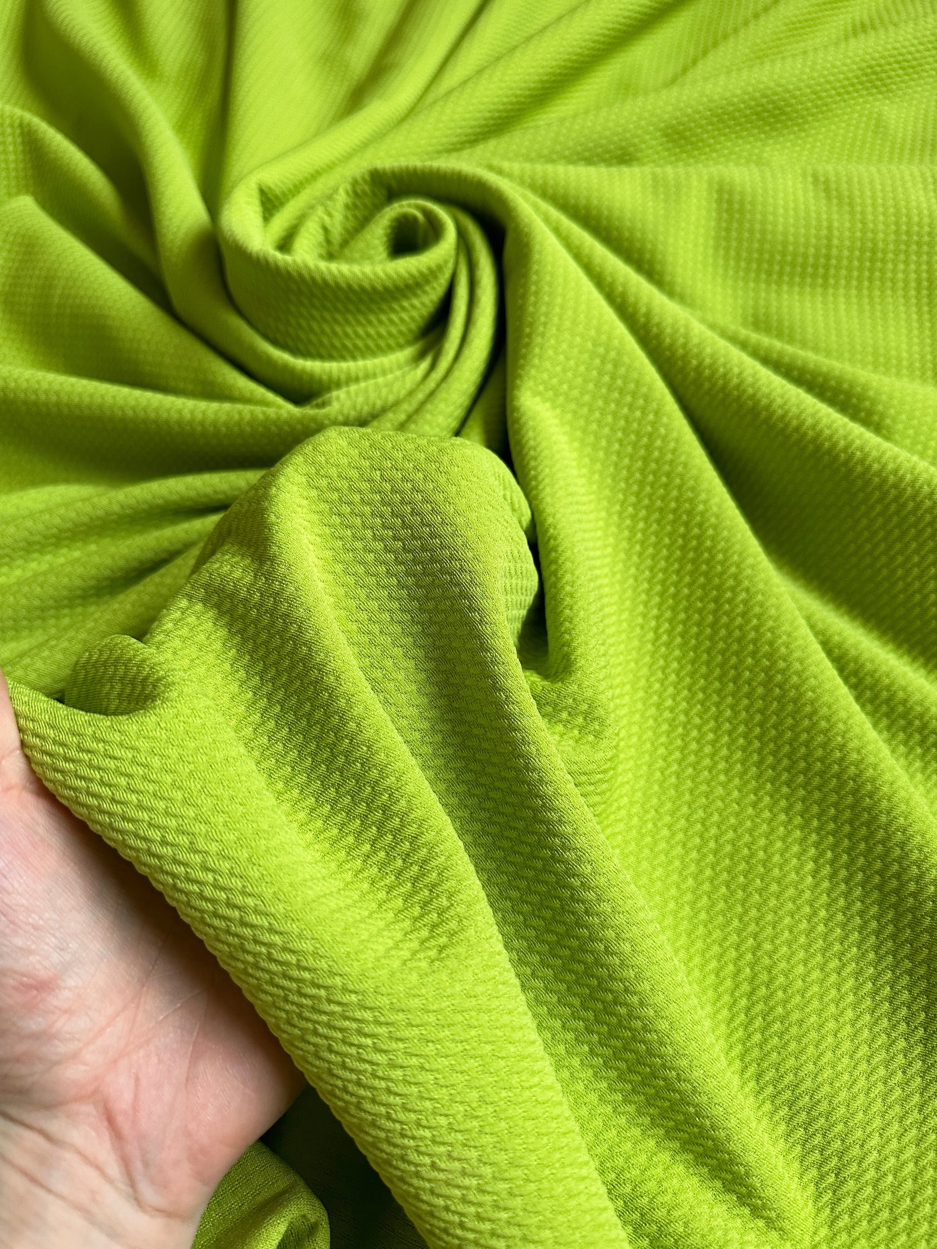 Lime Green Liverpool Knit - Image 5