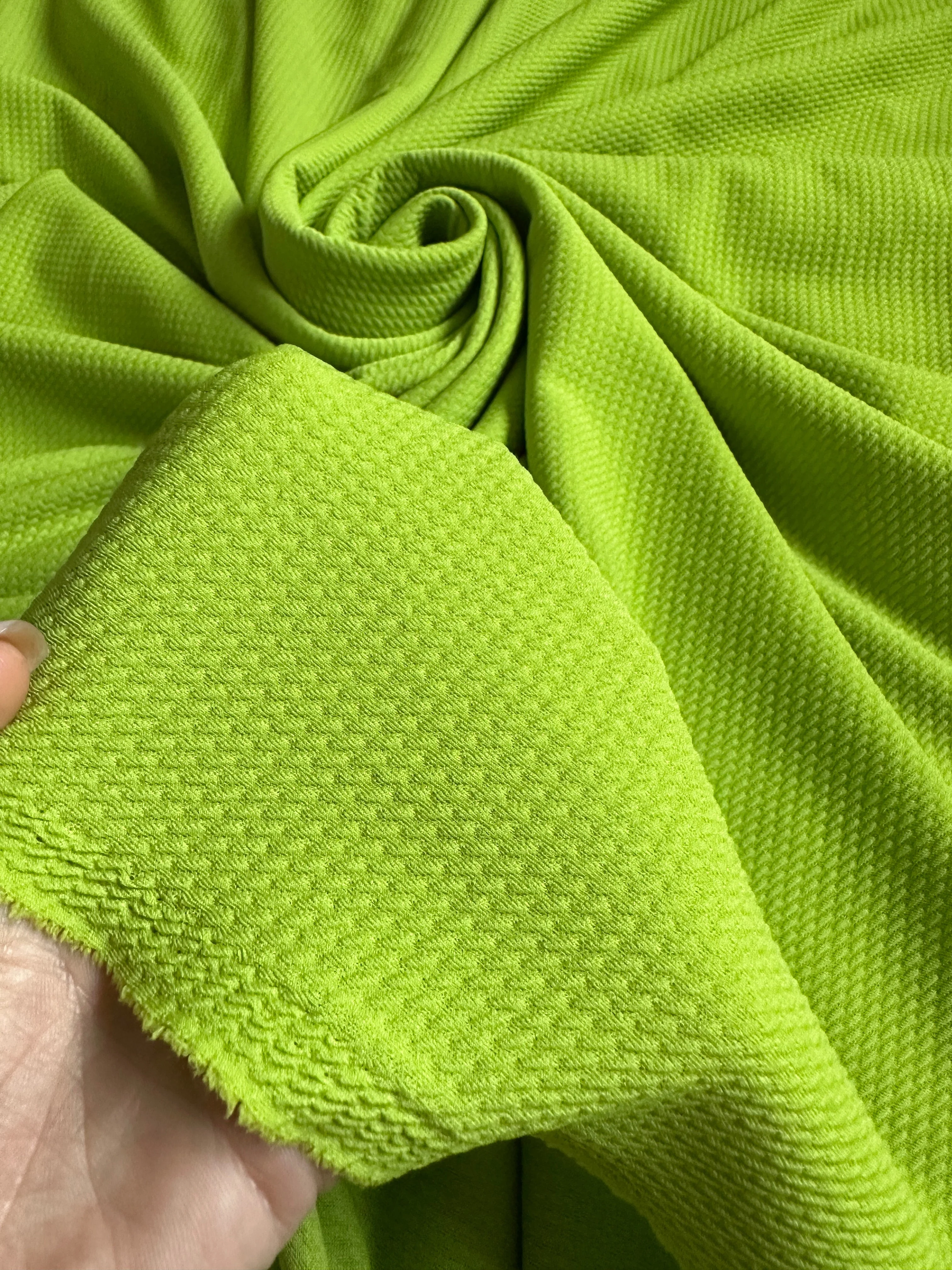 Lime Green Liverpool Knit - Image 7