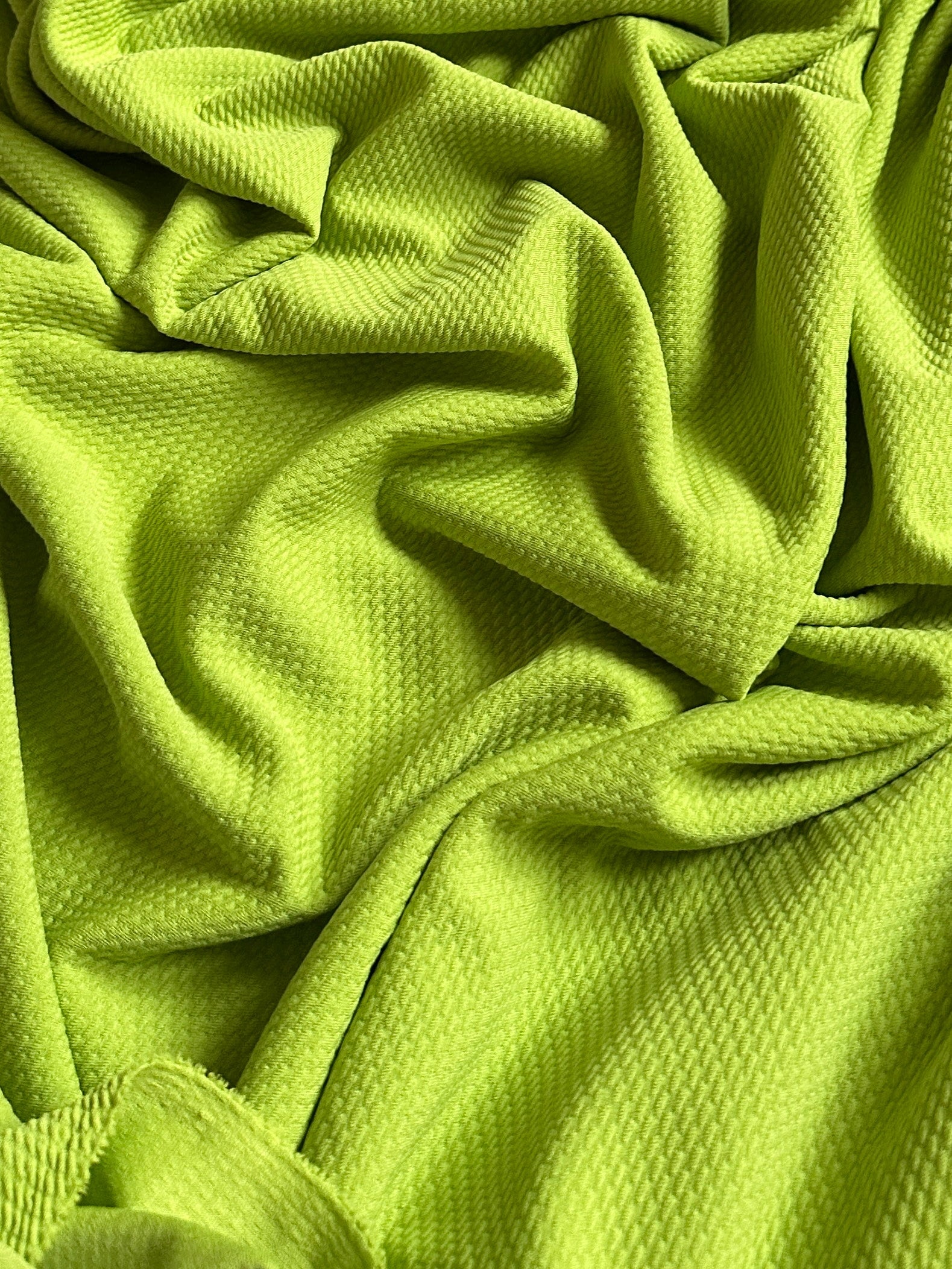 Lime Green Liverpool Knit - Image 8
