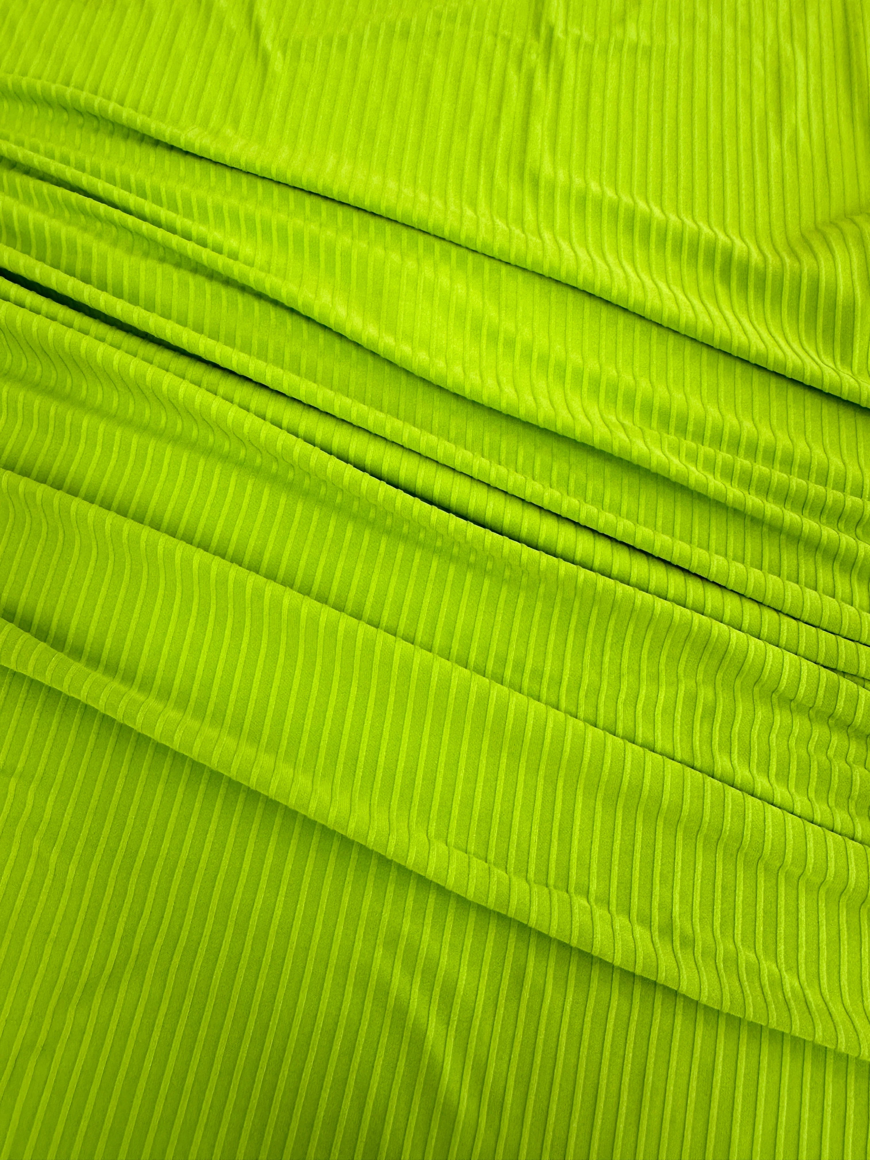 Lime Green Rib Knit - Image 10