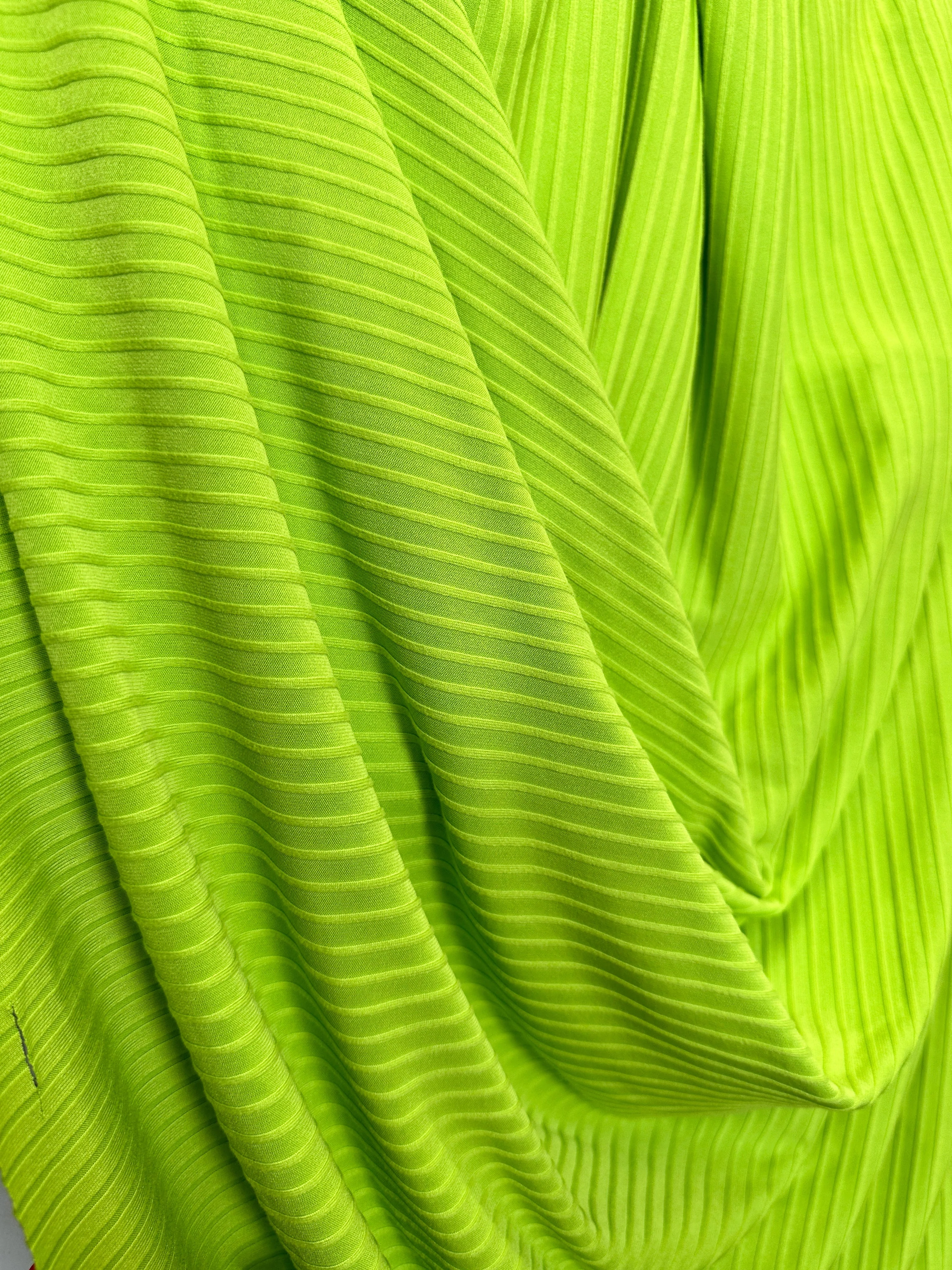 Lime Green Rib Knit - Image 4