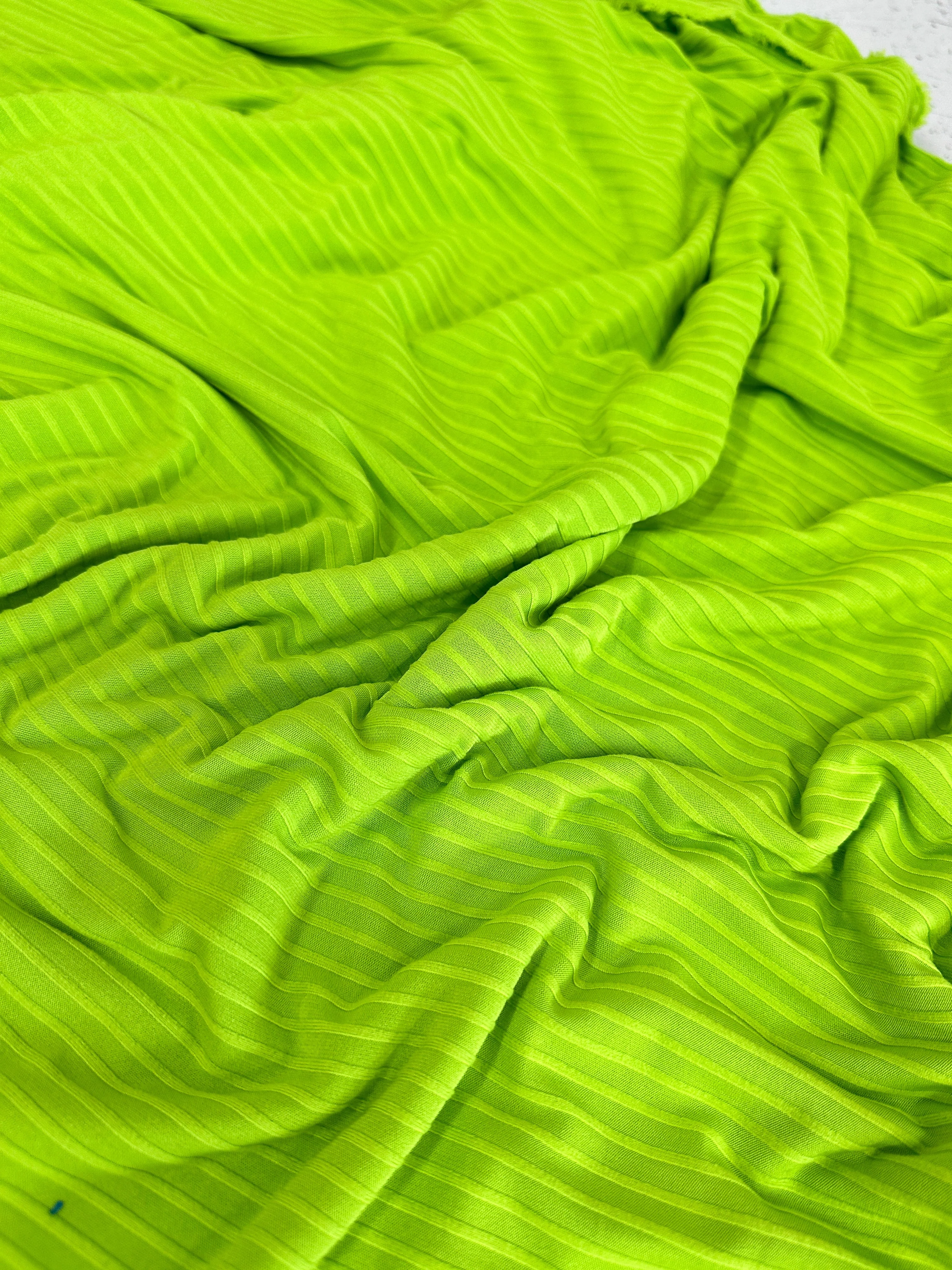Lime Green Rib Knit - Image 9