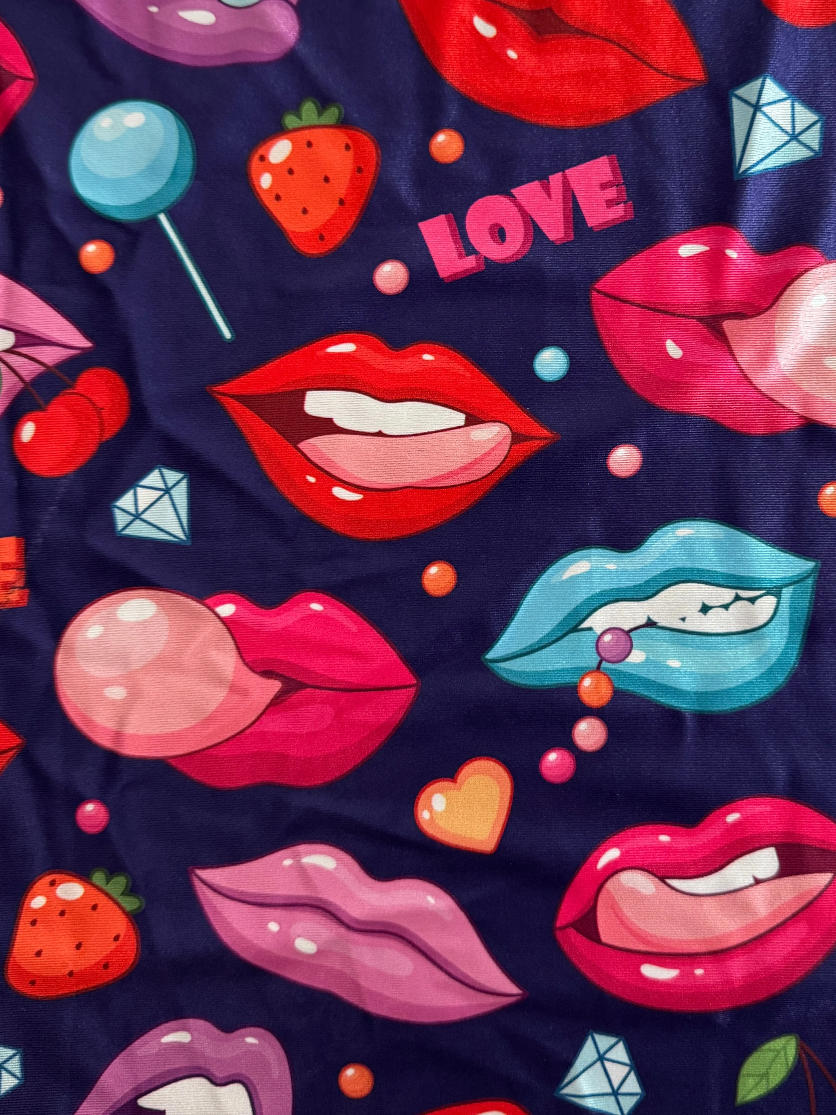 Lips & Candy Nylon Spandex