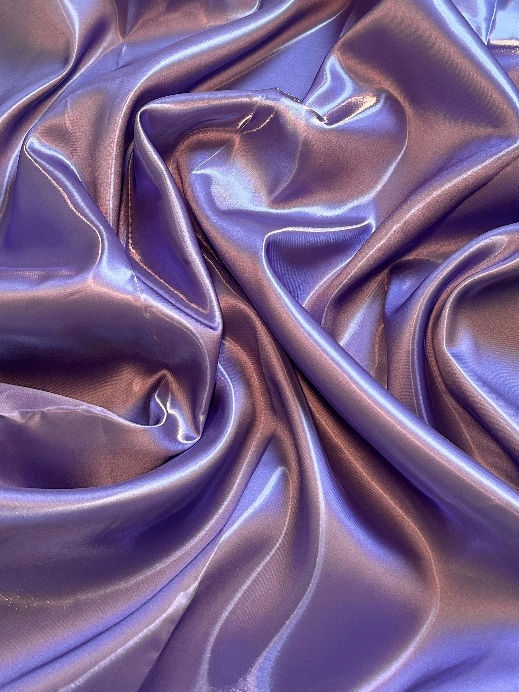 Lavender Liquid Bridal Satin