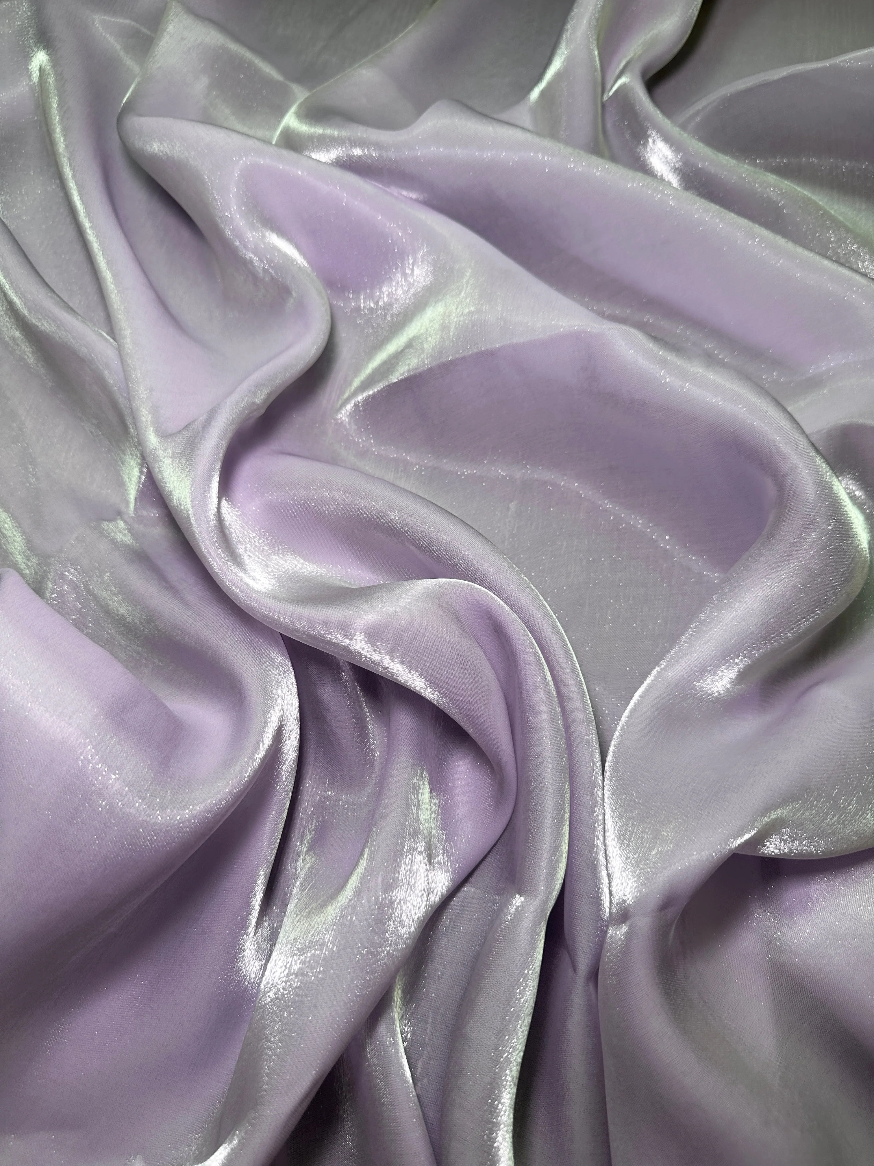 Lilac Water Liquid Shimmery Chiffon - Image 3