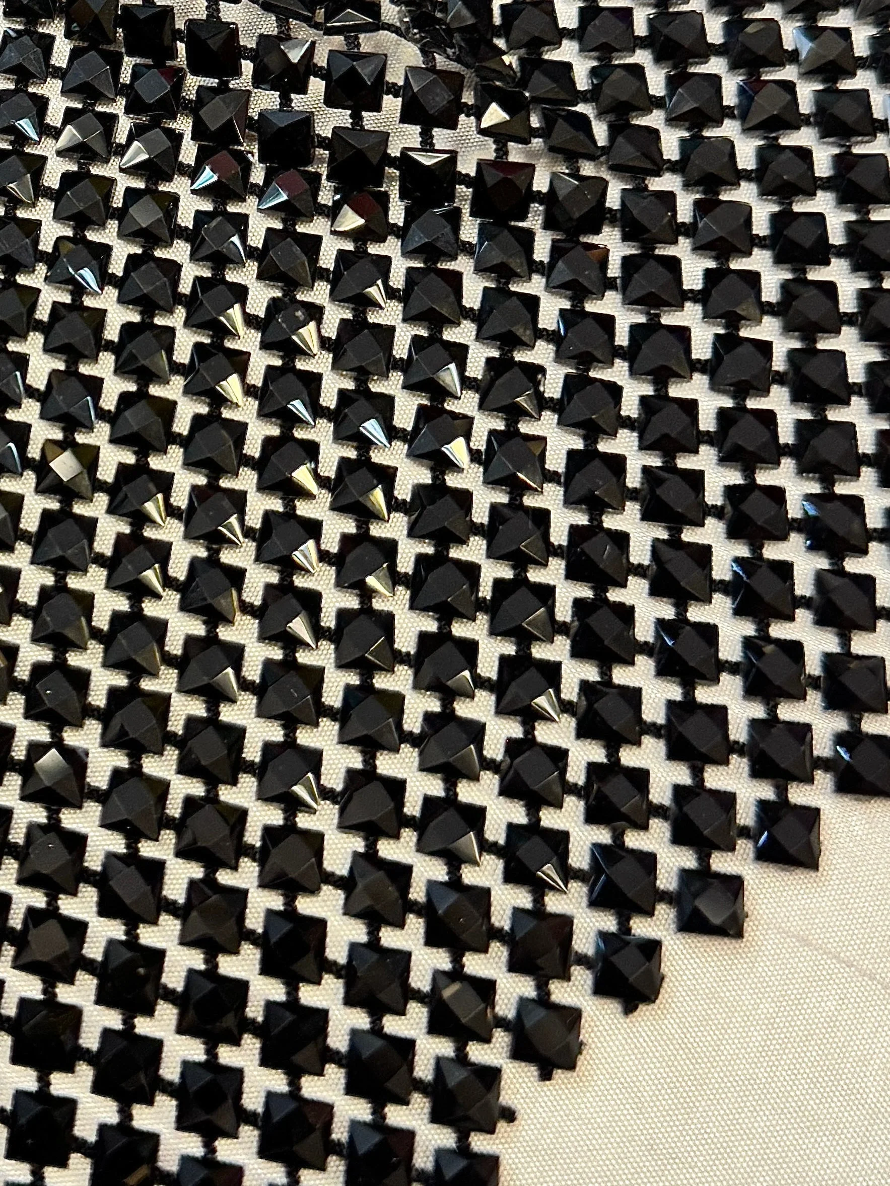 Black Luxury Rhinestone Mesh - Image 4