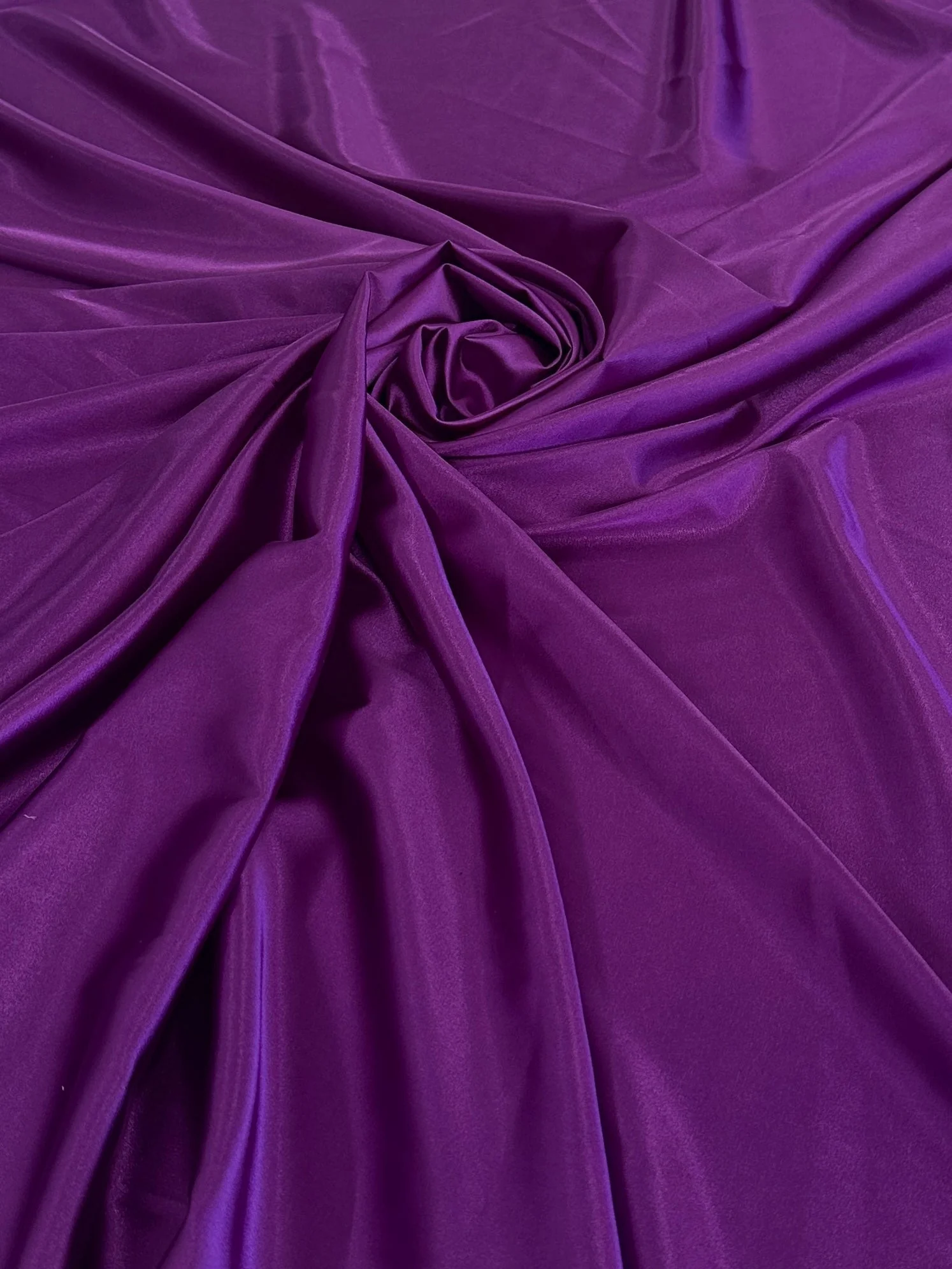 Magenta Luxury Silky Stretch Satin - Image 2