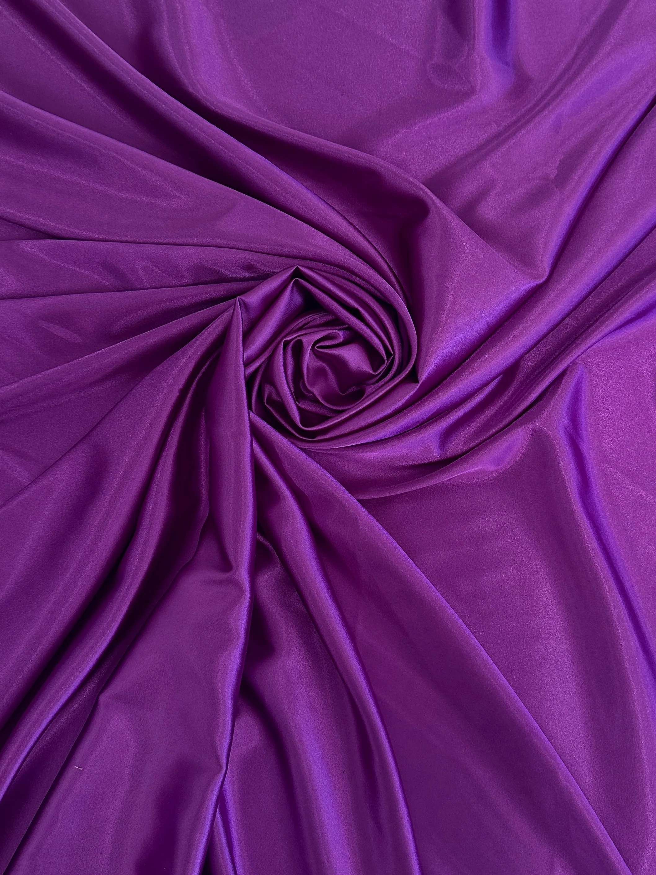 Magenta Luxury Silky Stretch Satin - Image 3