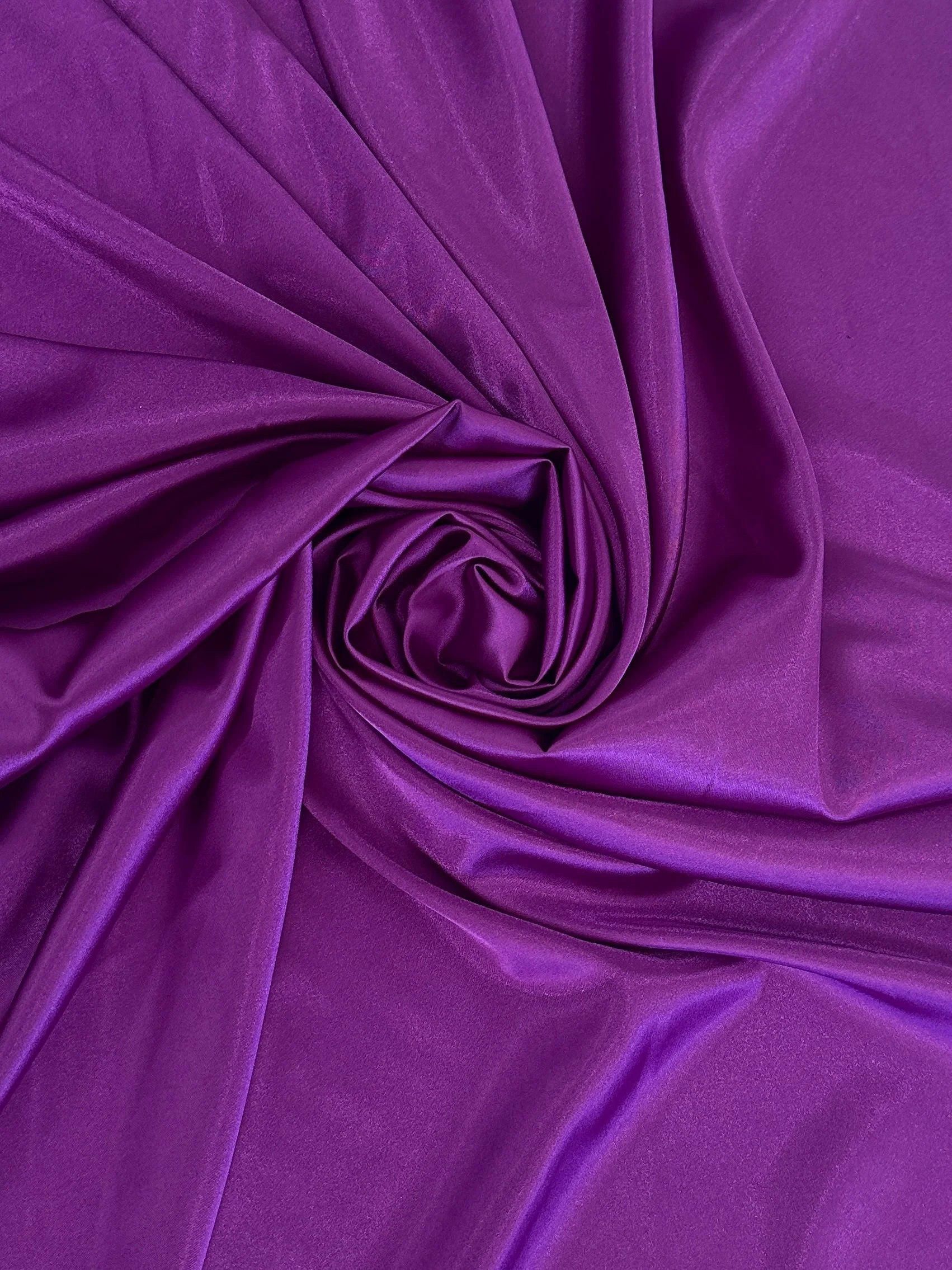 Magenta Luxury Silky Stretch Satin - Image 4