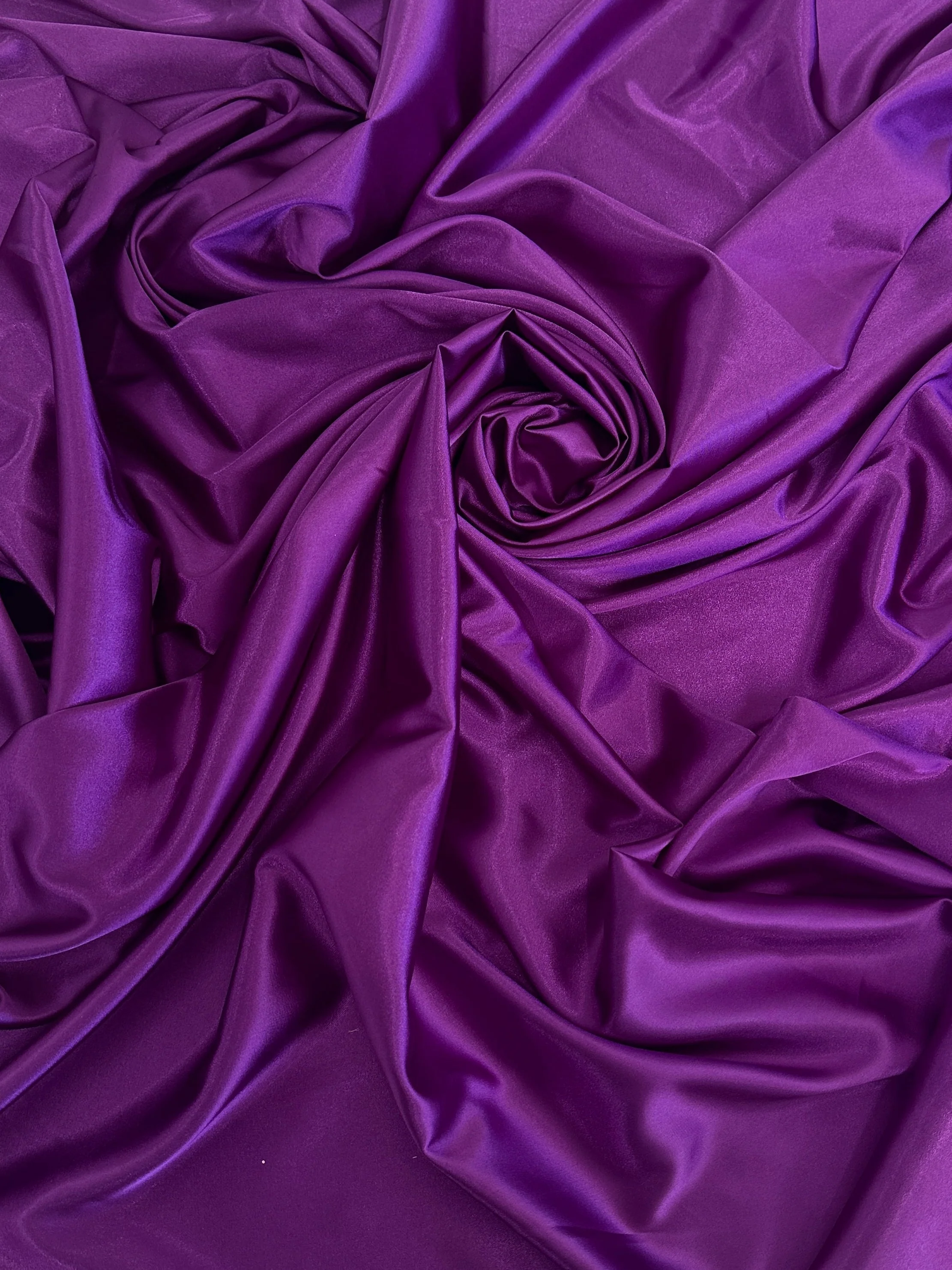 Magenta Luxury Silky Stretch Satin - Image 5