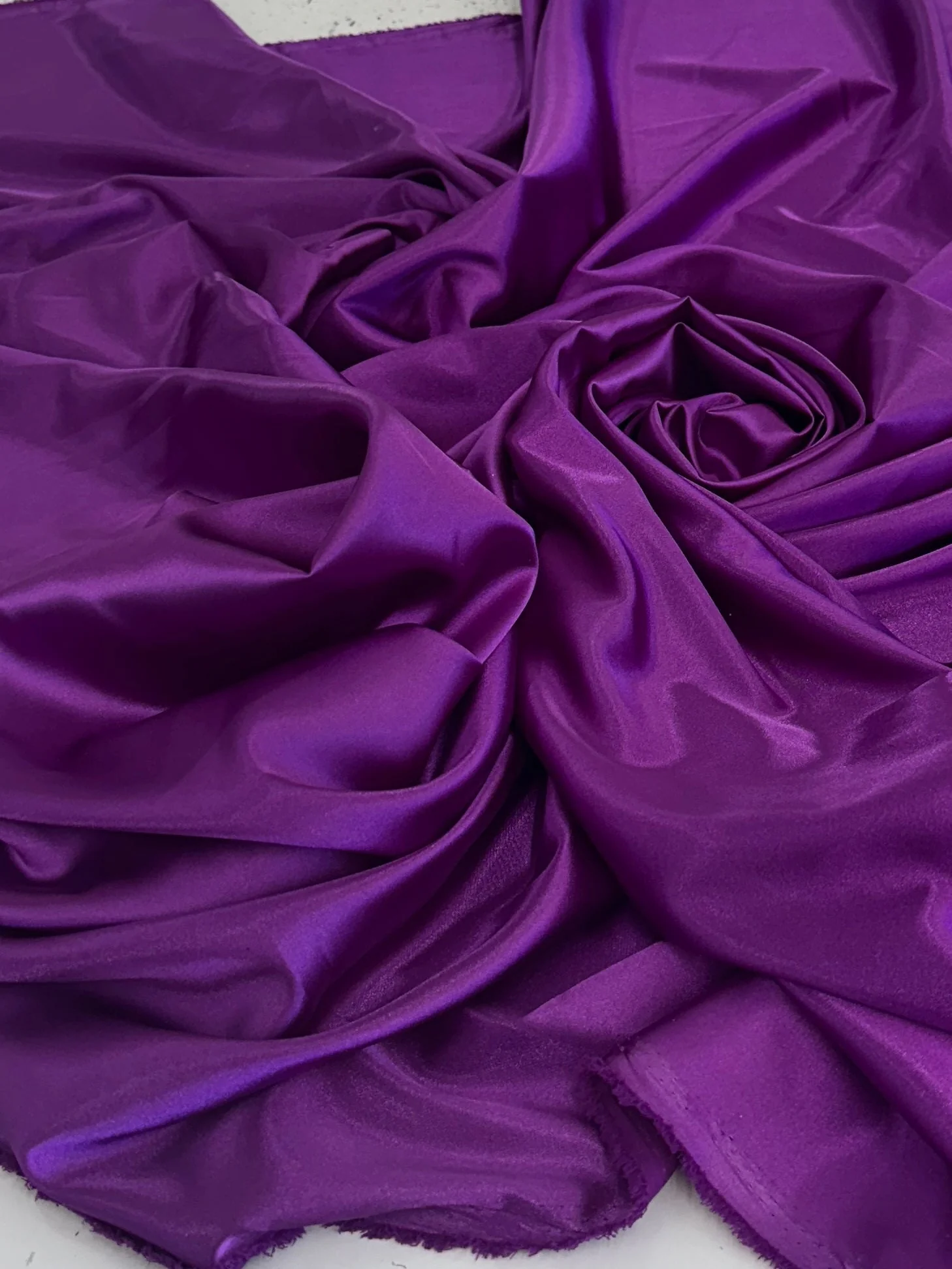 Magenta Luxury Silky Stretch Satin - Image 8