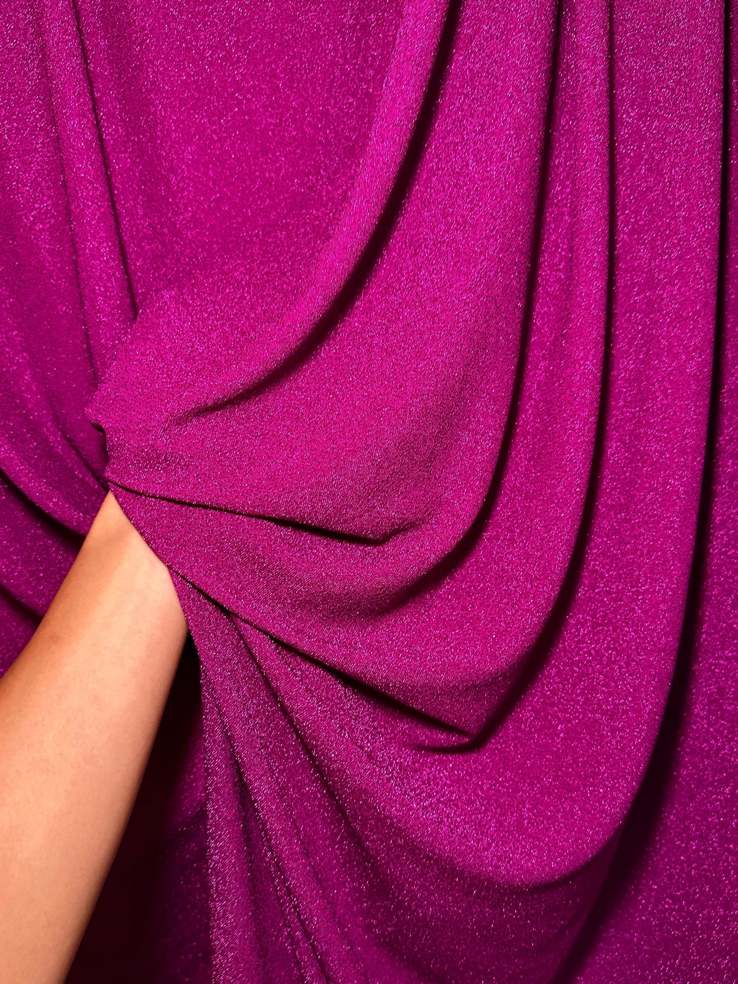 Magenta Spandex Lurex Knit - Image 10