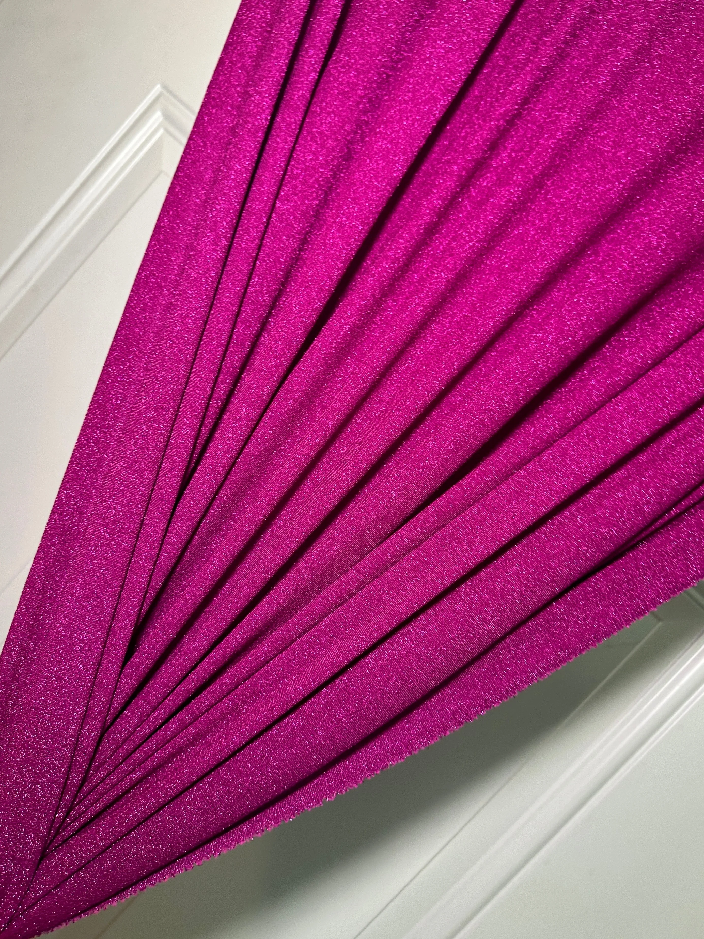 Magenta Spandex Lurex Knit - Image 5