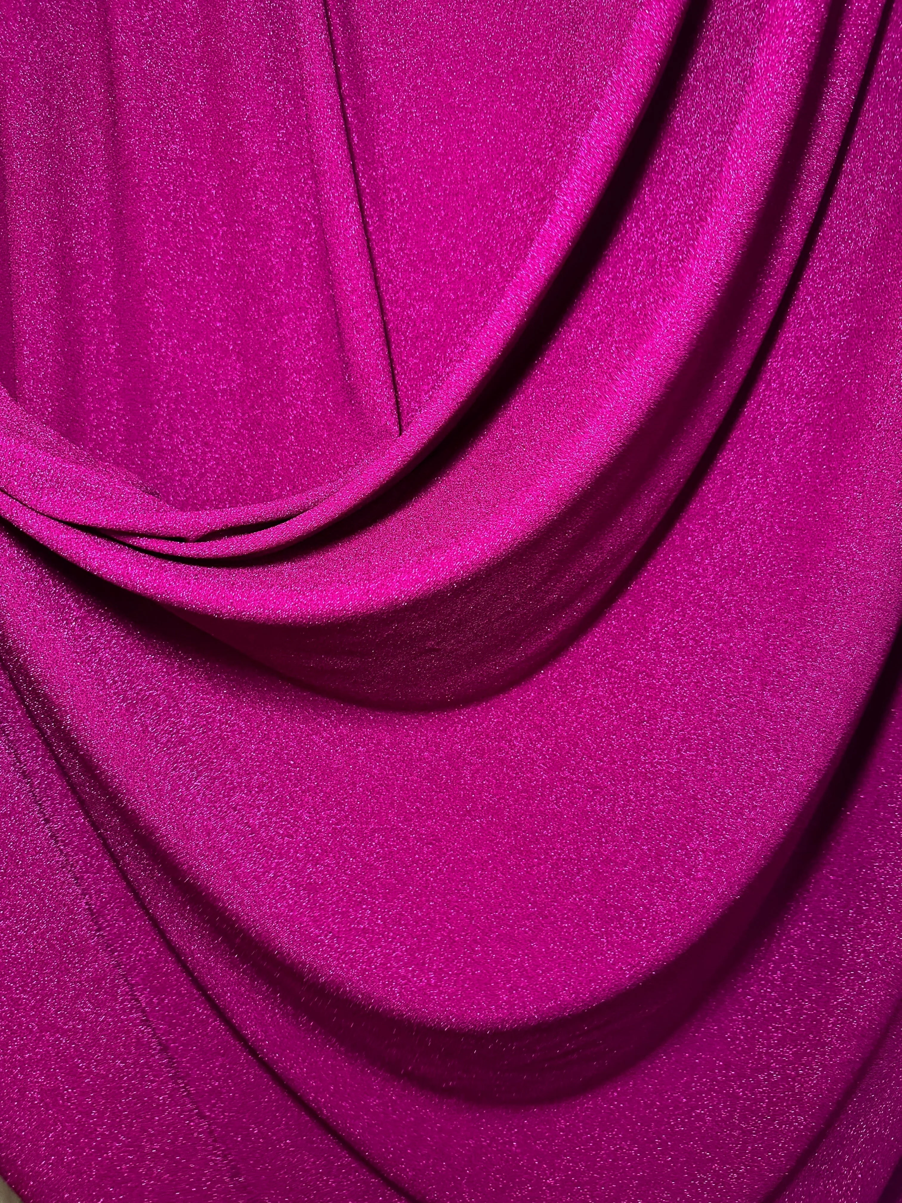 Magenta Spandex Lurex Knit - Image 7