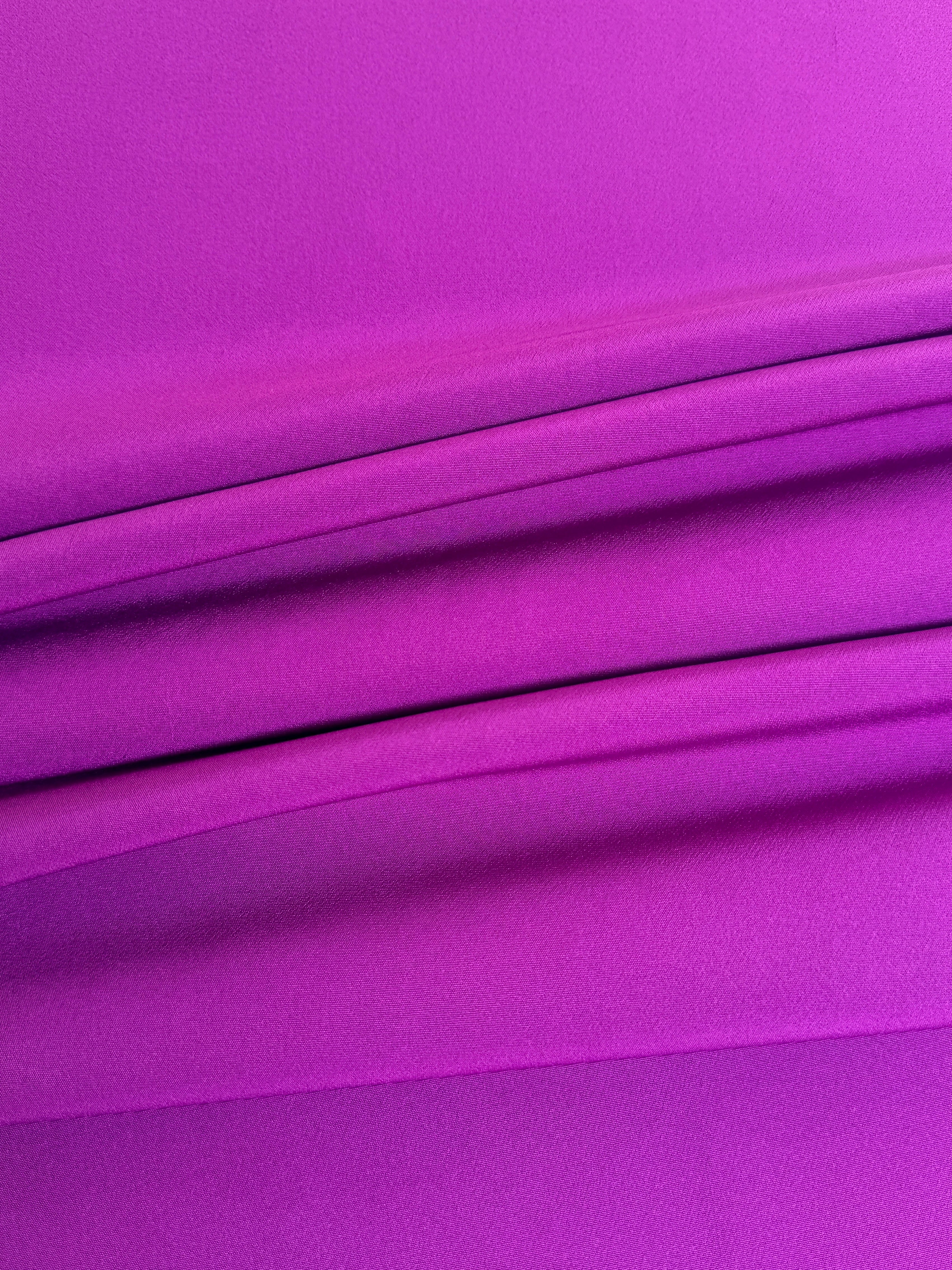 Magenta Stretch Crepe - Image 2