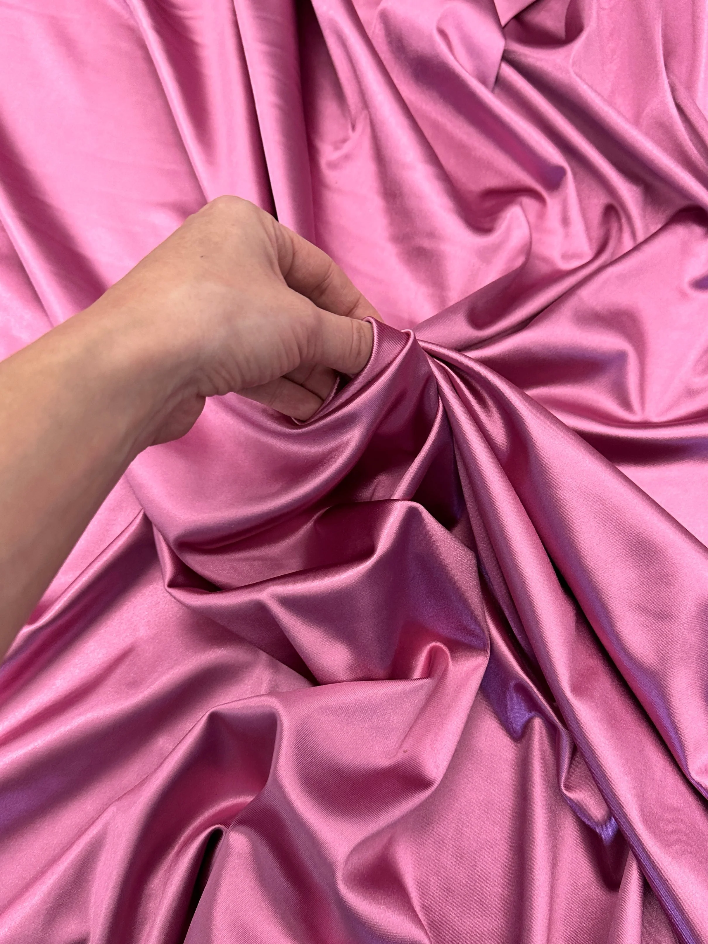 Mauve Shiny Nylon Spandex - Image 12