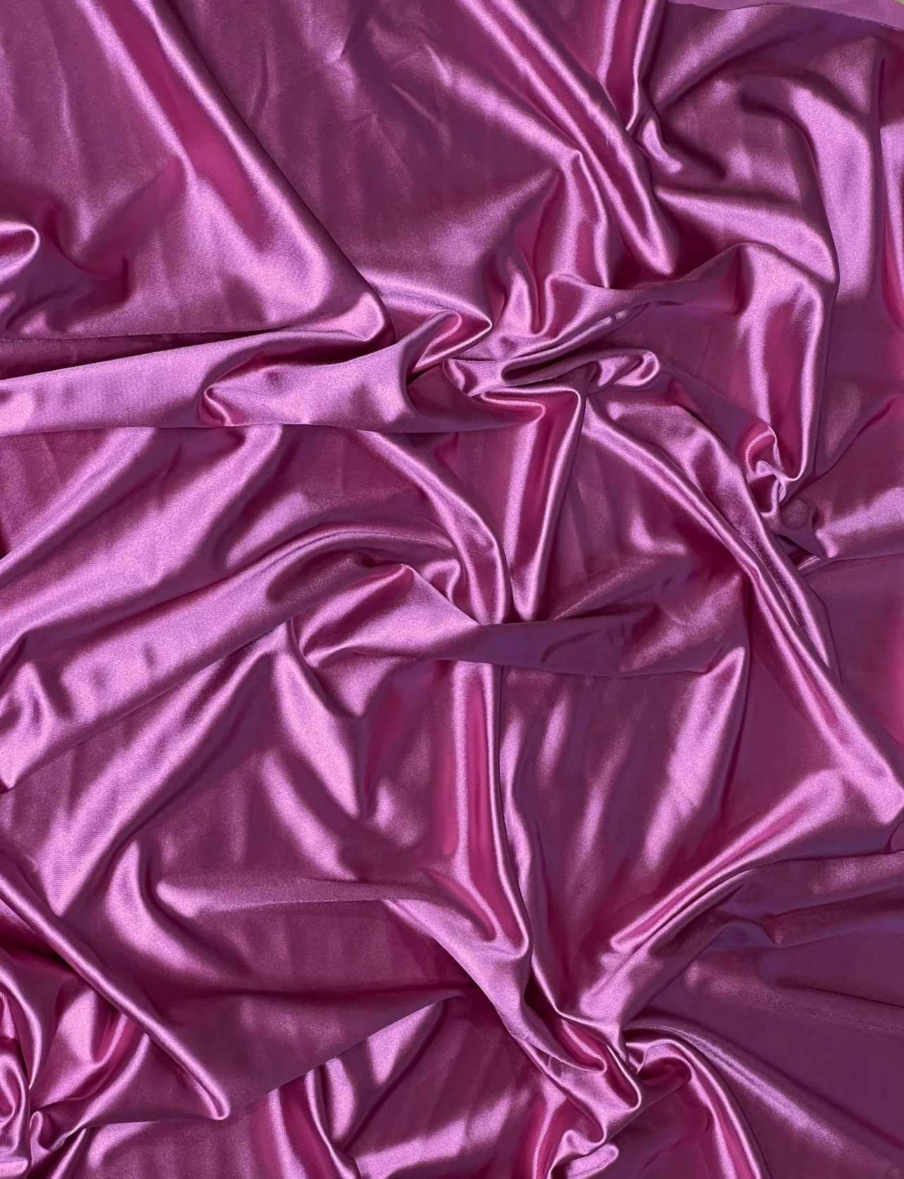 Mauve Shiny Nylon Spandex - Image 4