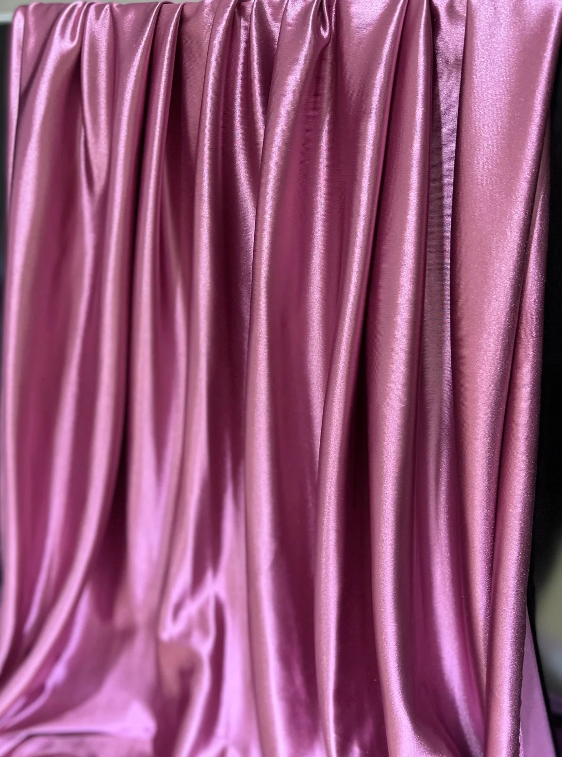 Mauve Shiny Nylon Spandex - Image 9