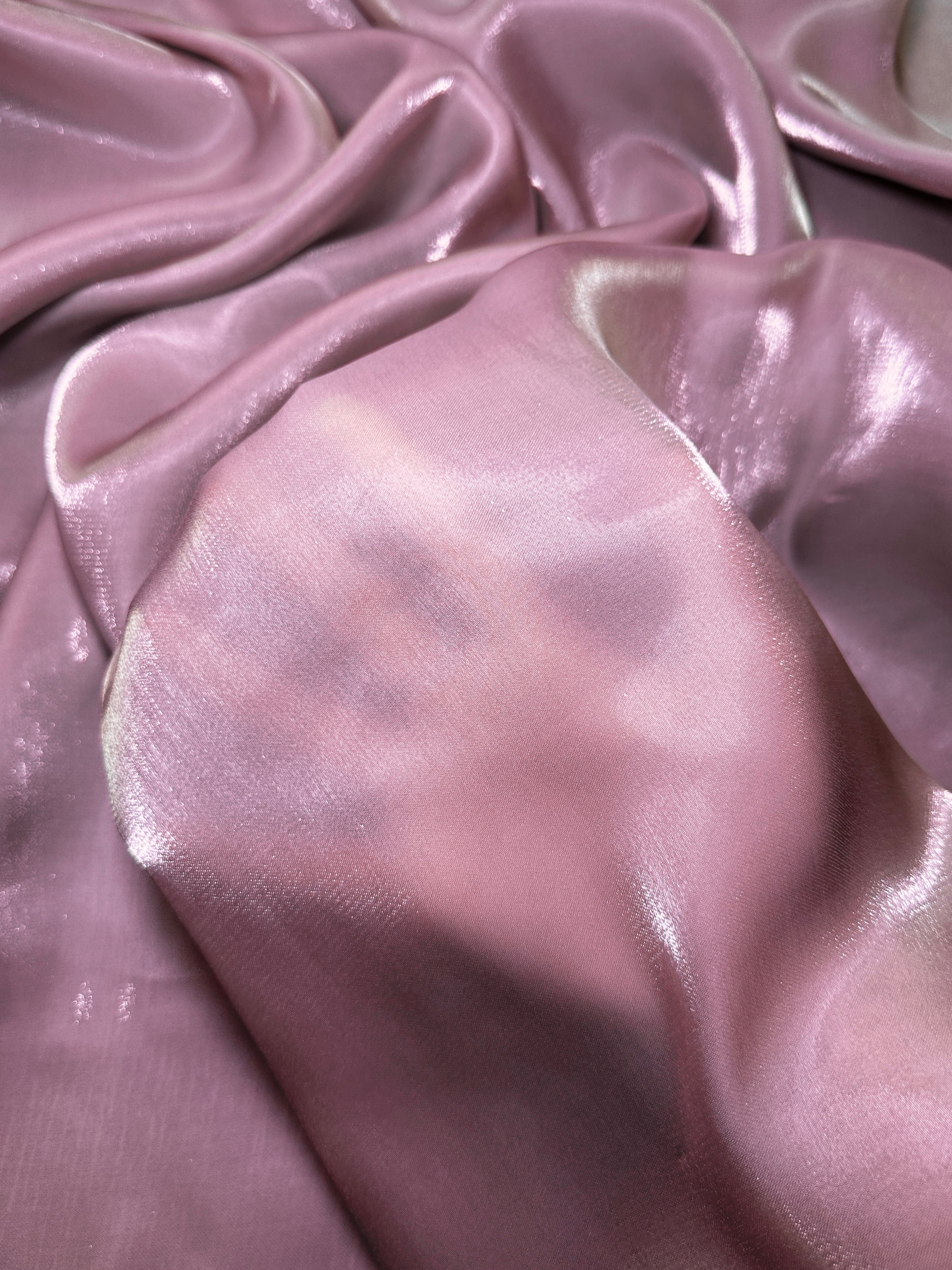 Mauve Water Liquid Shimmery Chiffon - Image 3