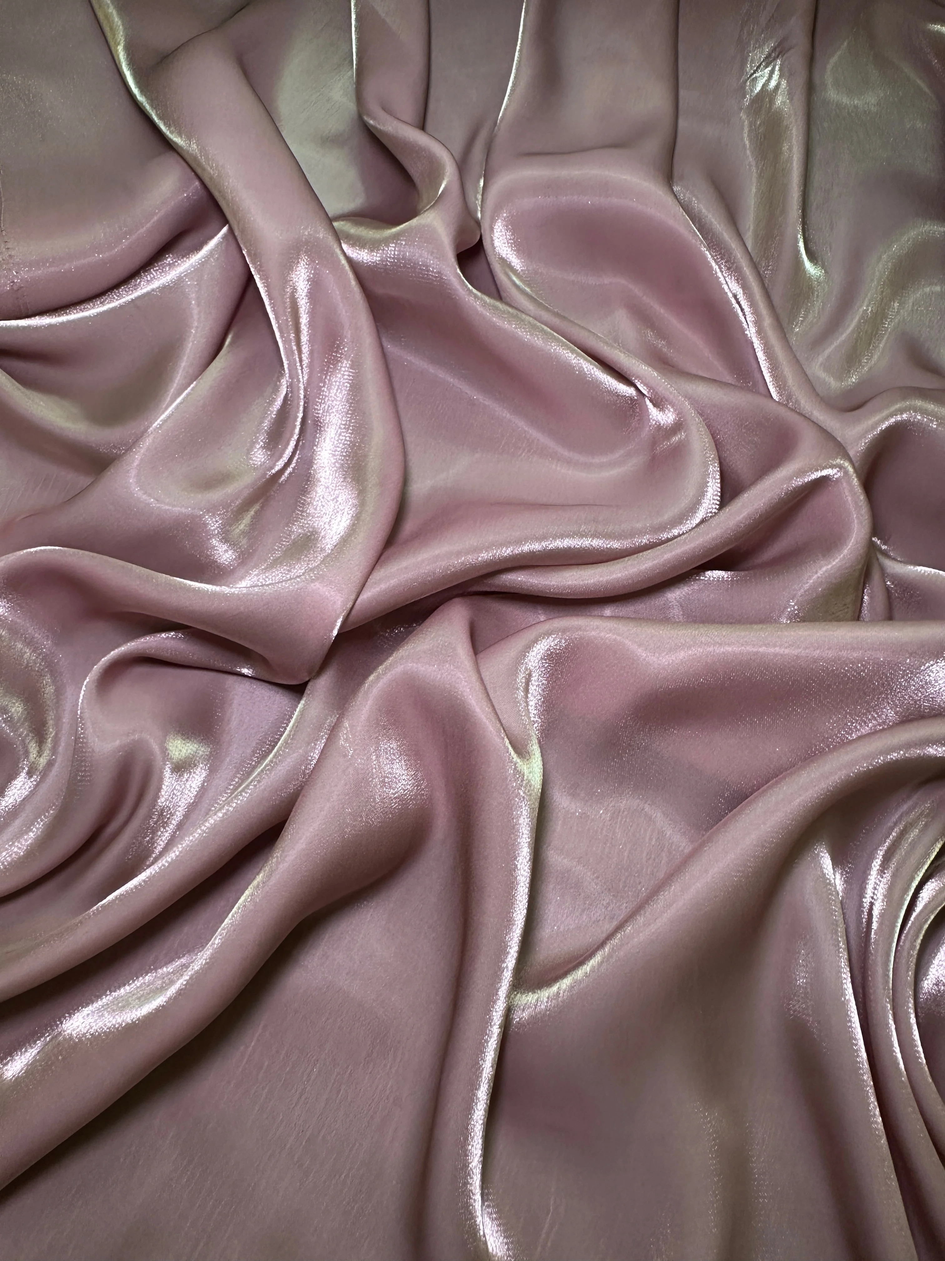Mauve Water Liquid Shimmery Chiffon - Image 7