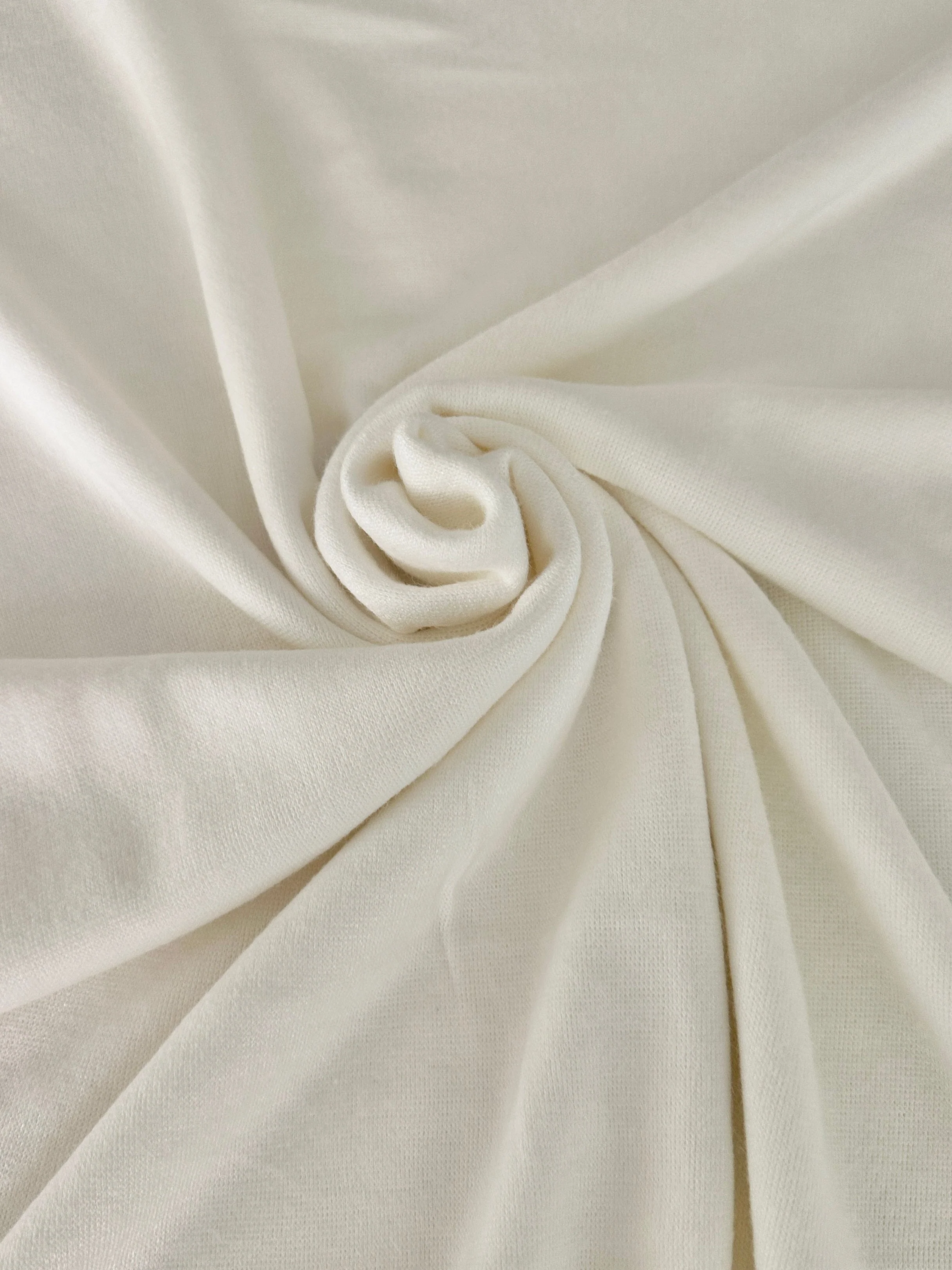 Milk White Ultra Soft Faux Cashmere - Image 3