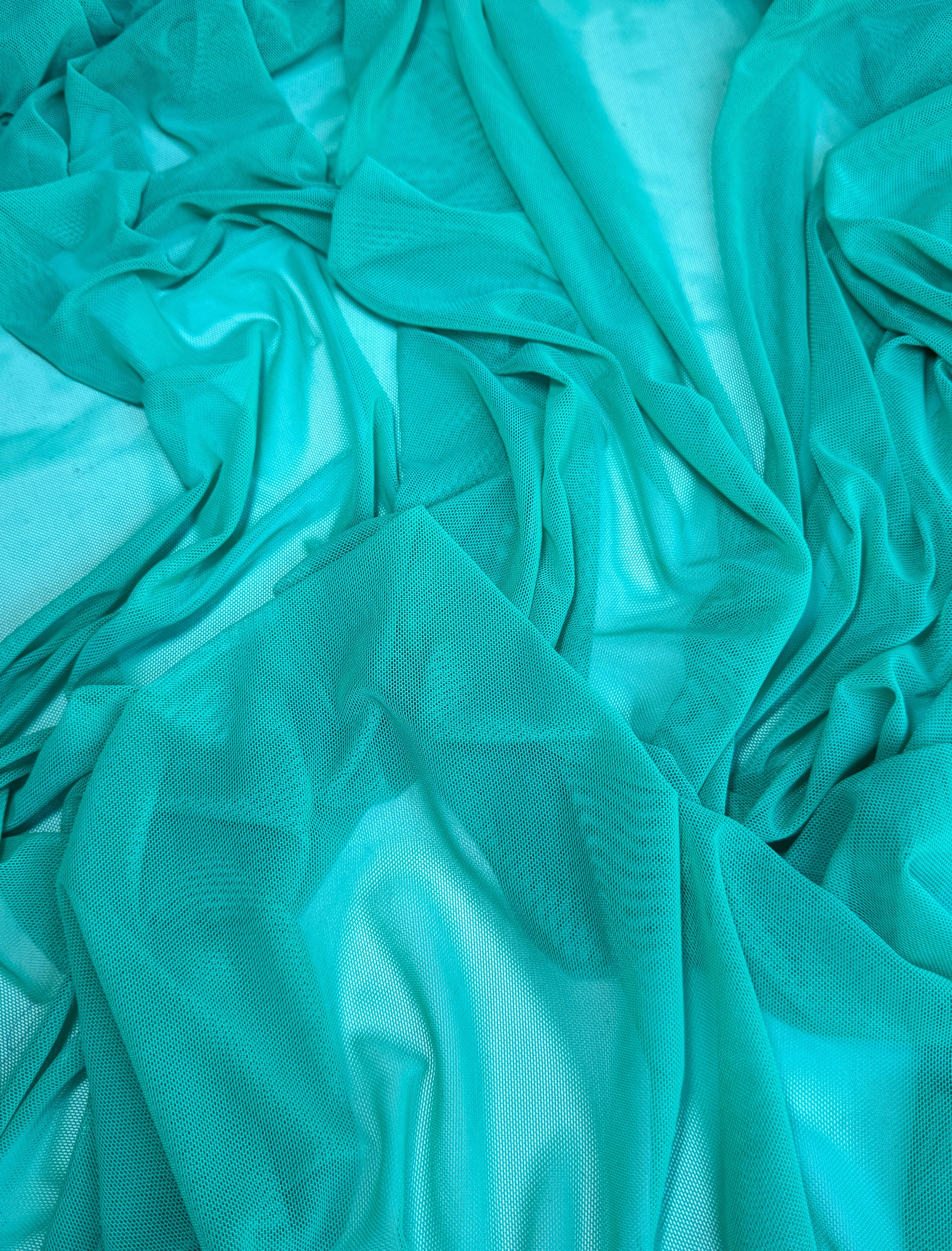 Mint Green 4 Way Stretch Power Mesh - Image 6
