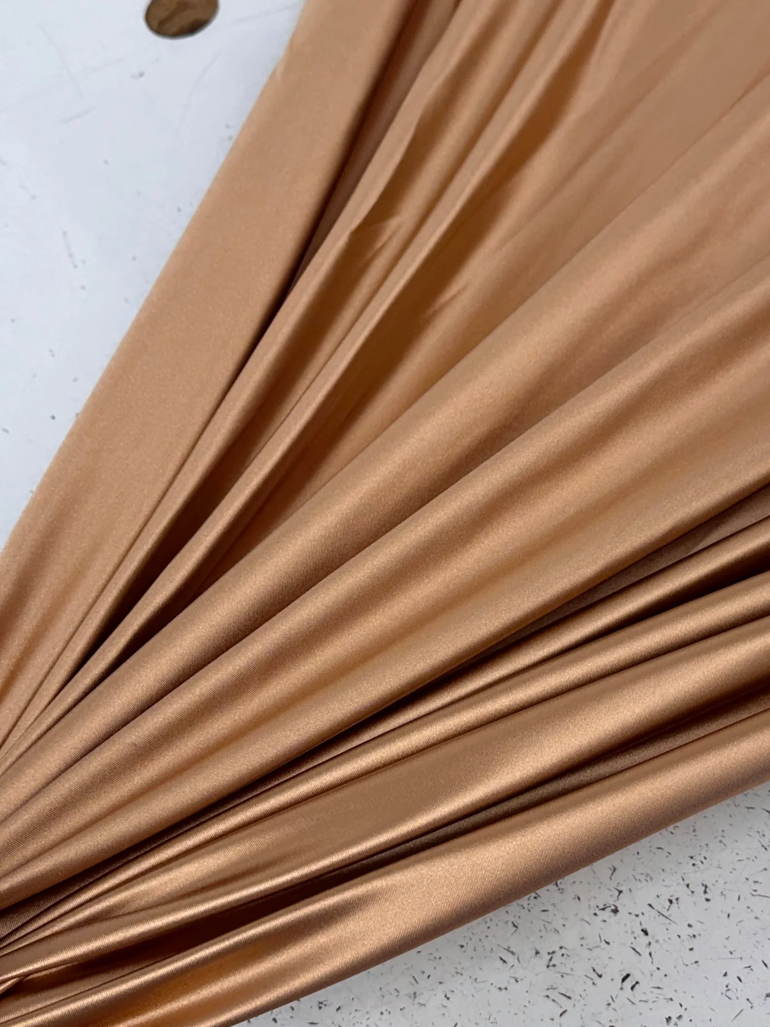 Mocha Shiny Nylon Spandex - Image 6
