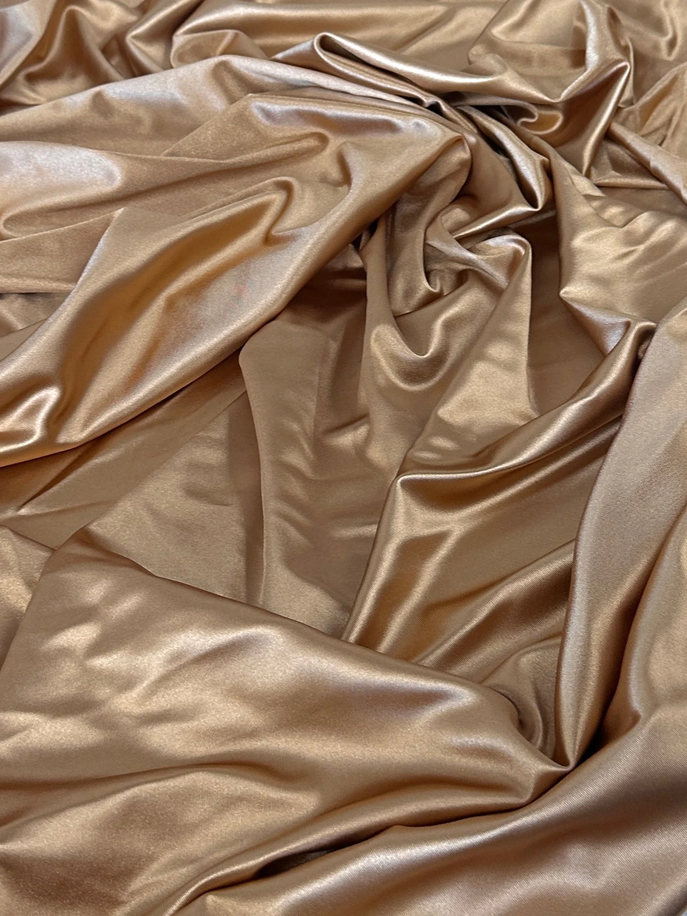Mocha Shiny Nylon Spandex - Image 9
