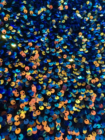 Multicolor Sequin on Velvet - Image 4