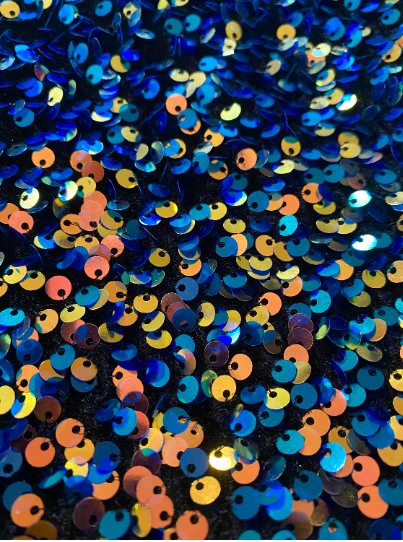 Multicolor Sequin on Velvet - Image 6