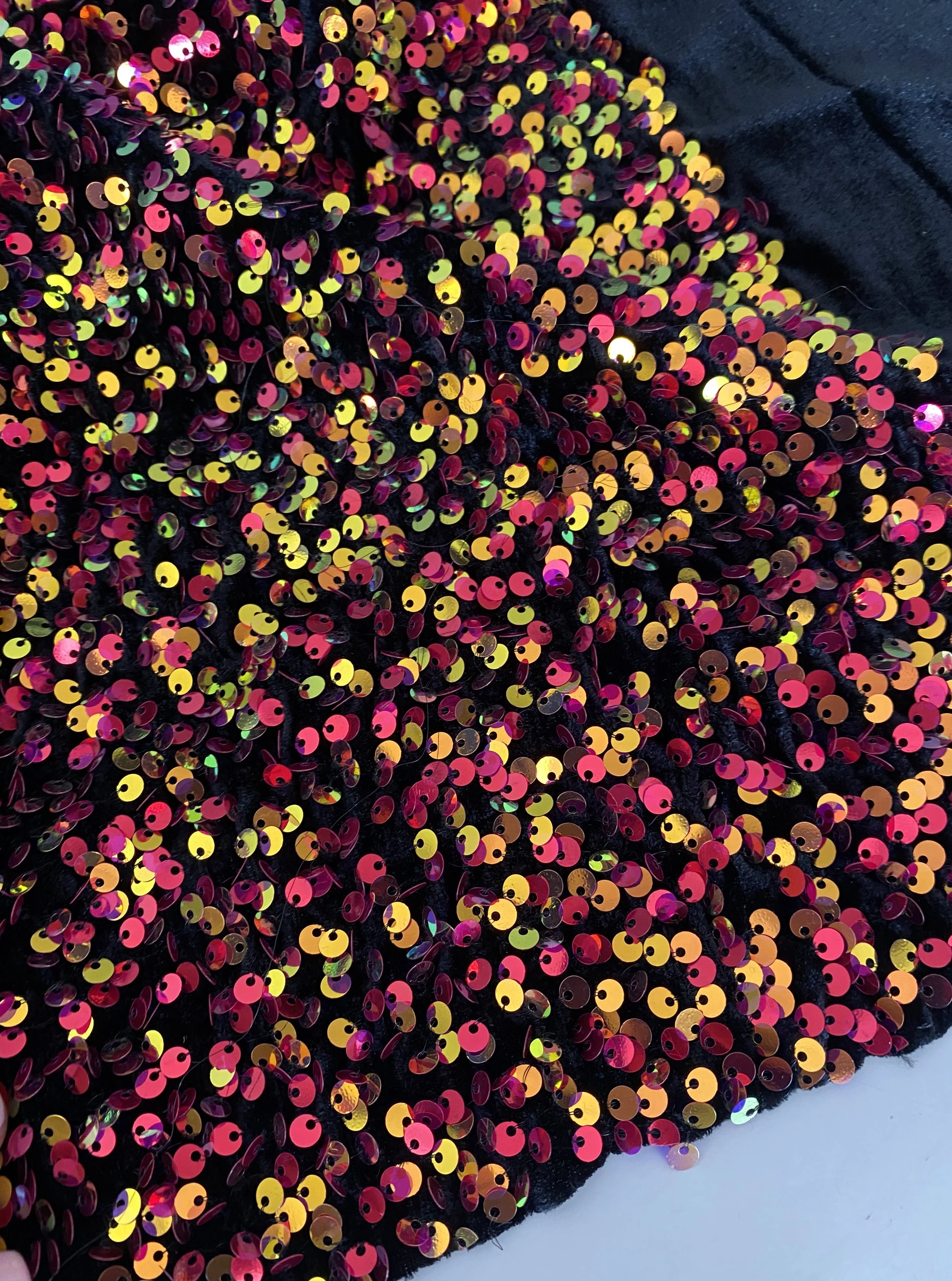 Multicolor Sequin on Velvet - Image 5