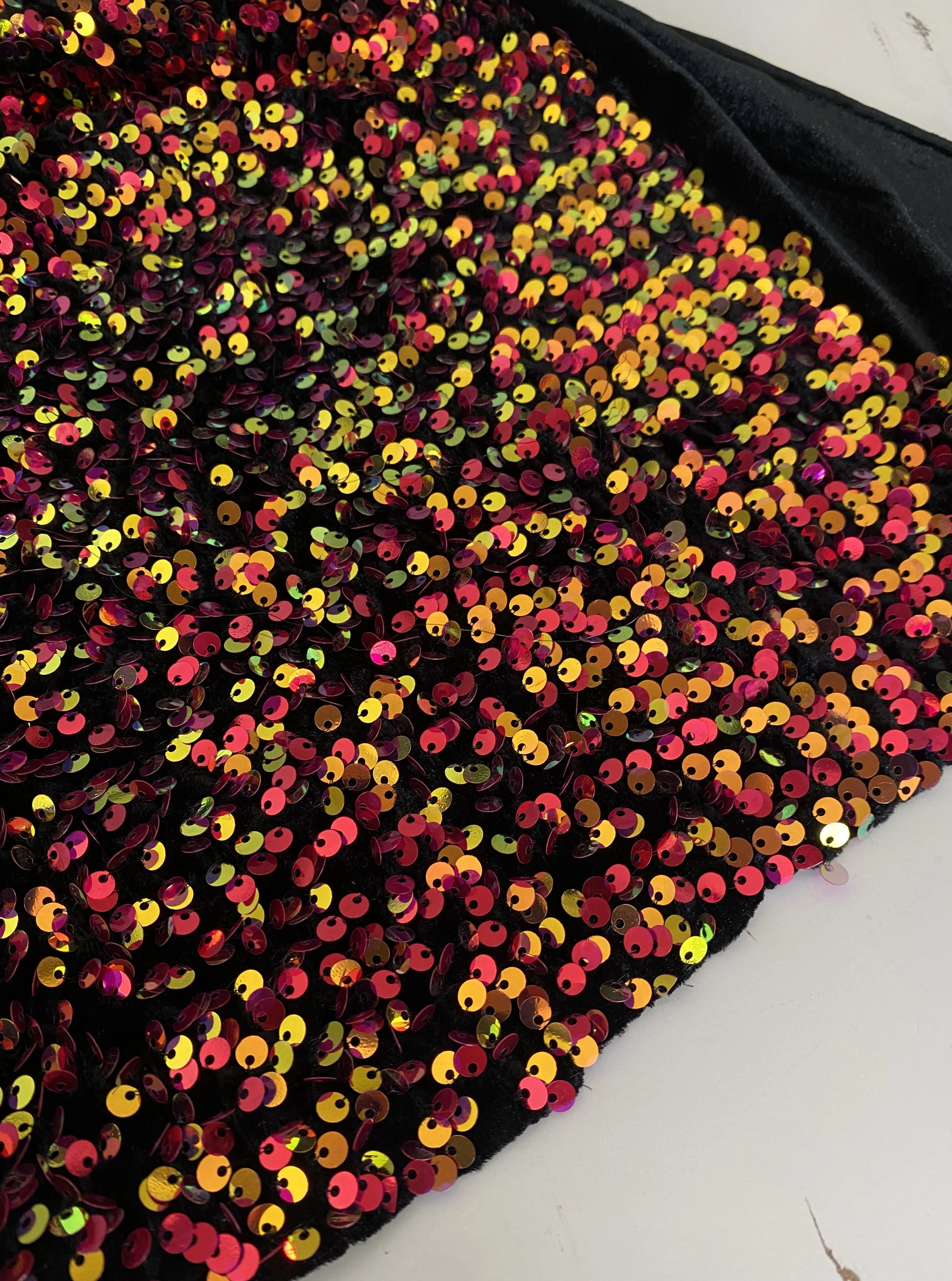 Multicolor Sequin on Velvet - Image 9