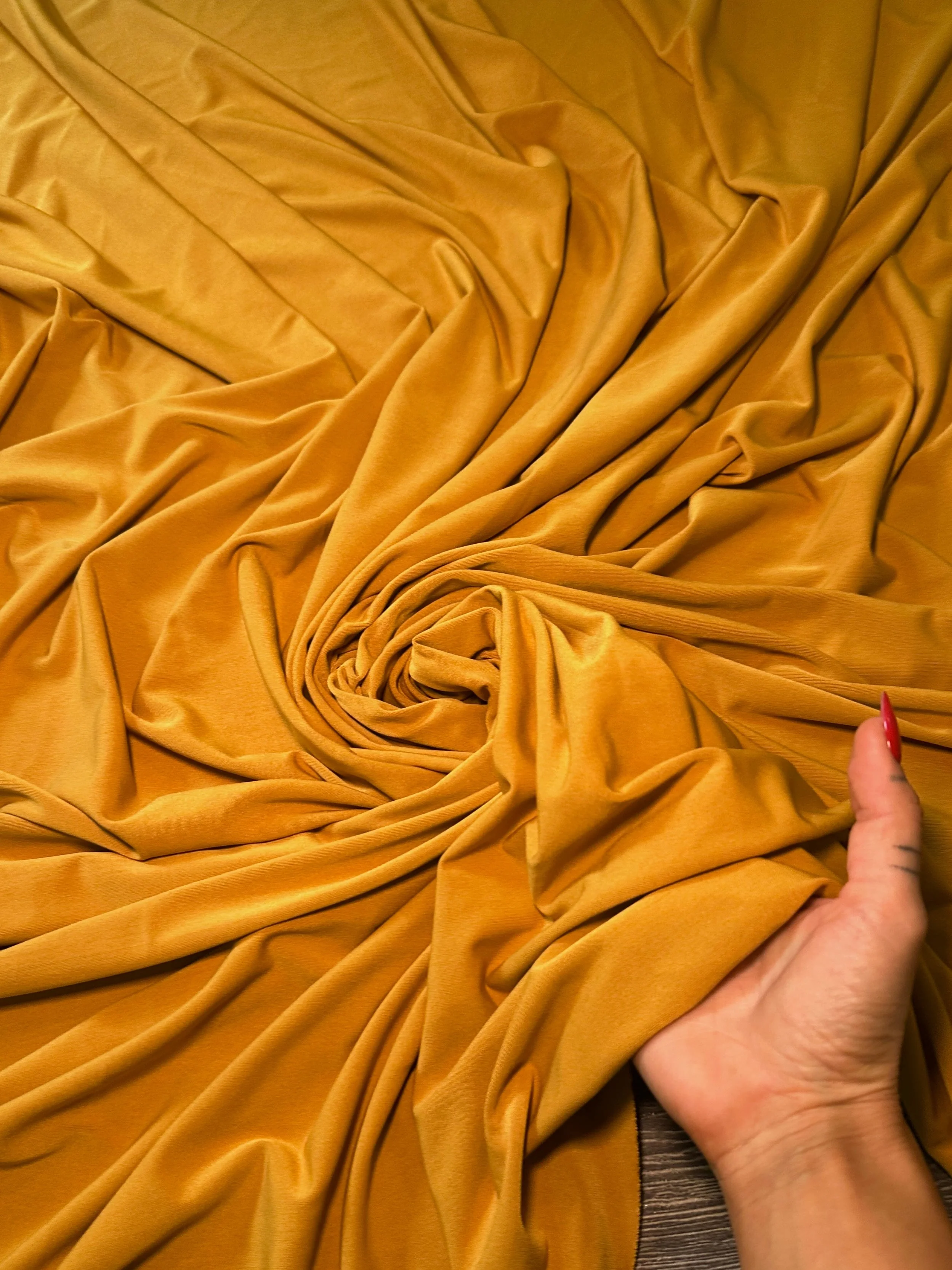 Mustard Lulu Yoga Nylon Spandex - Image 5