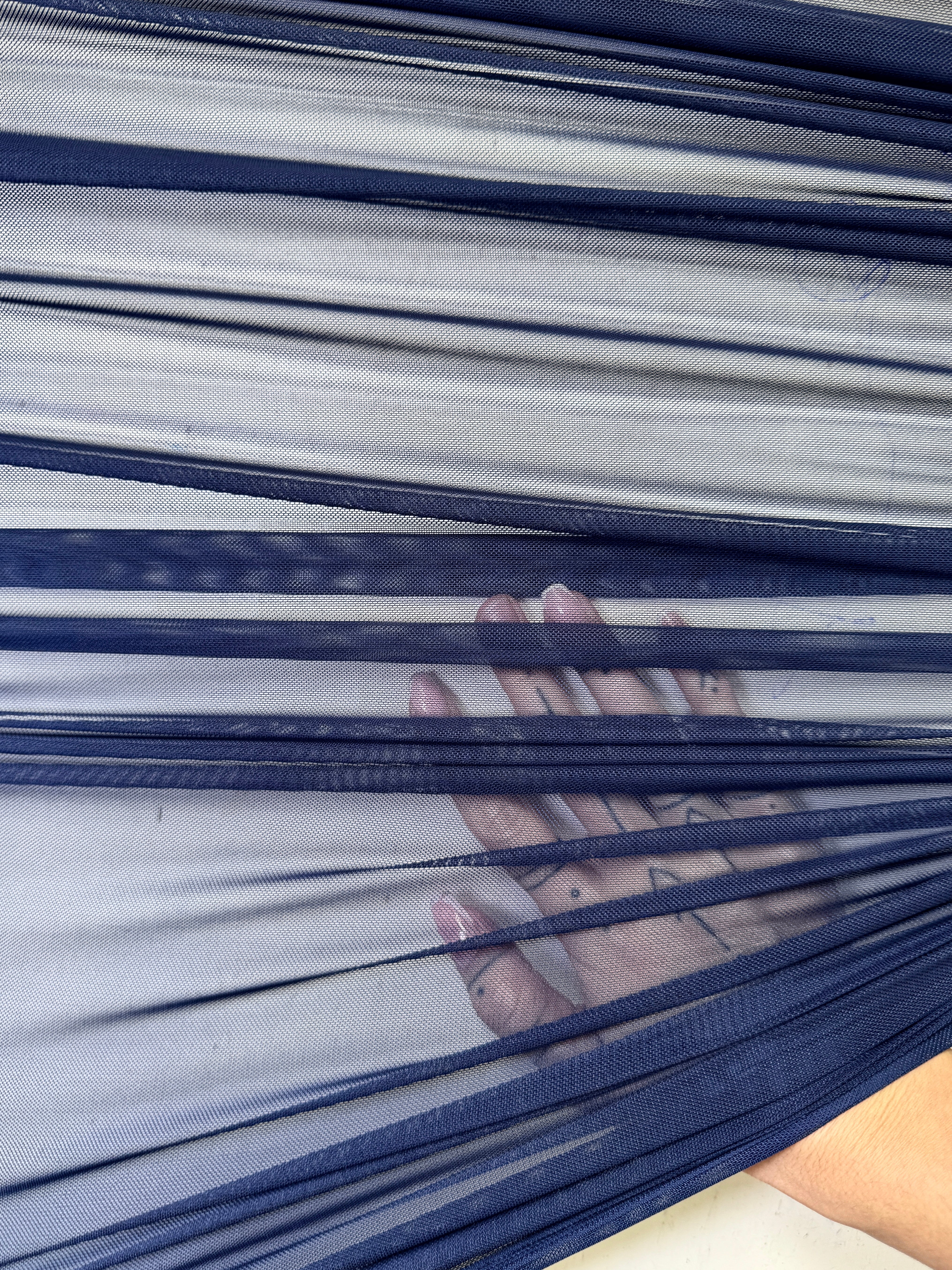 Navy 4 Way Stretch Power Mesh