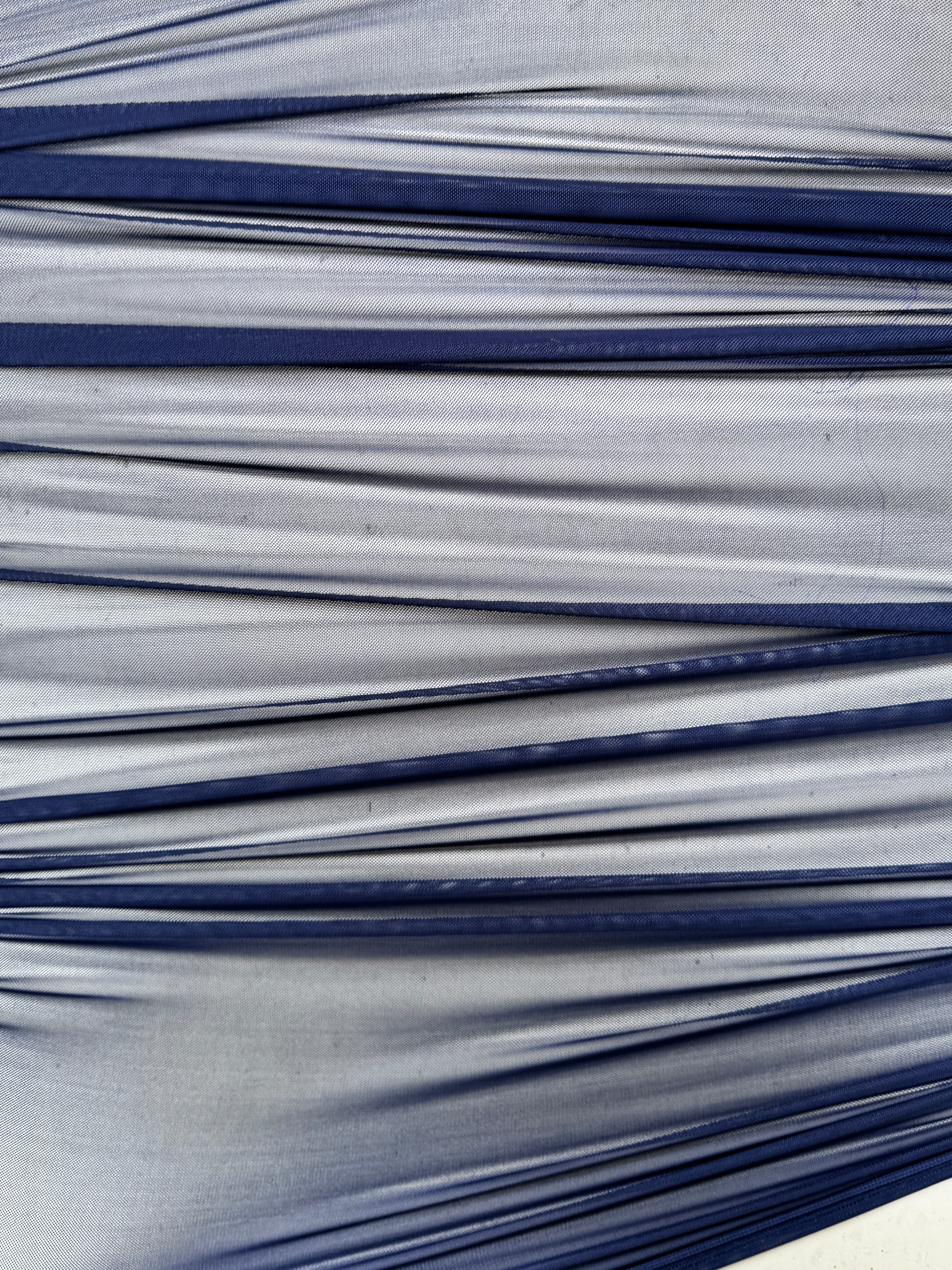 Navy 4 Way Stretch Power Mesh - Image 2