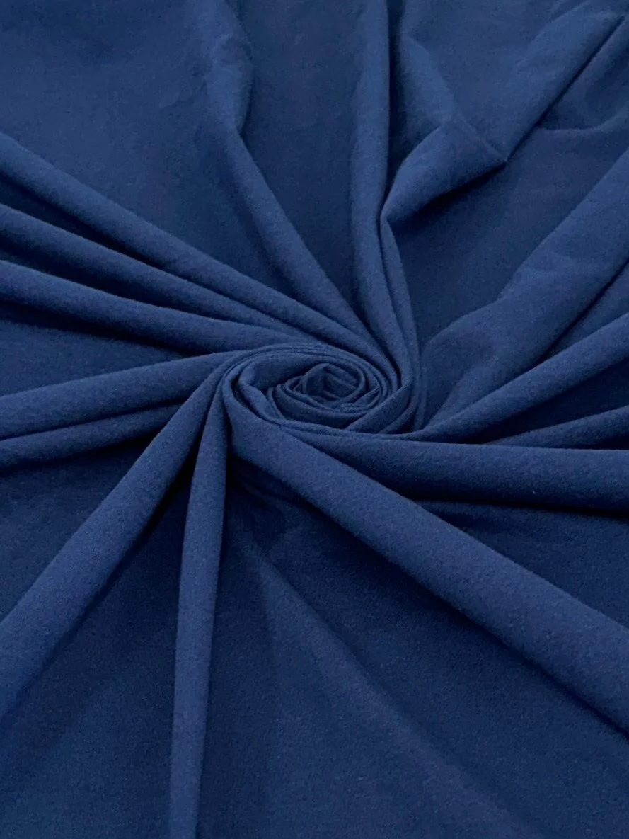 Navy Blue Cotton Jersey Knit