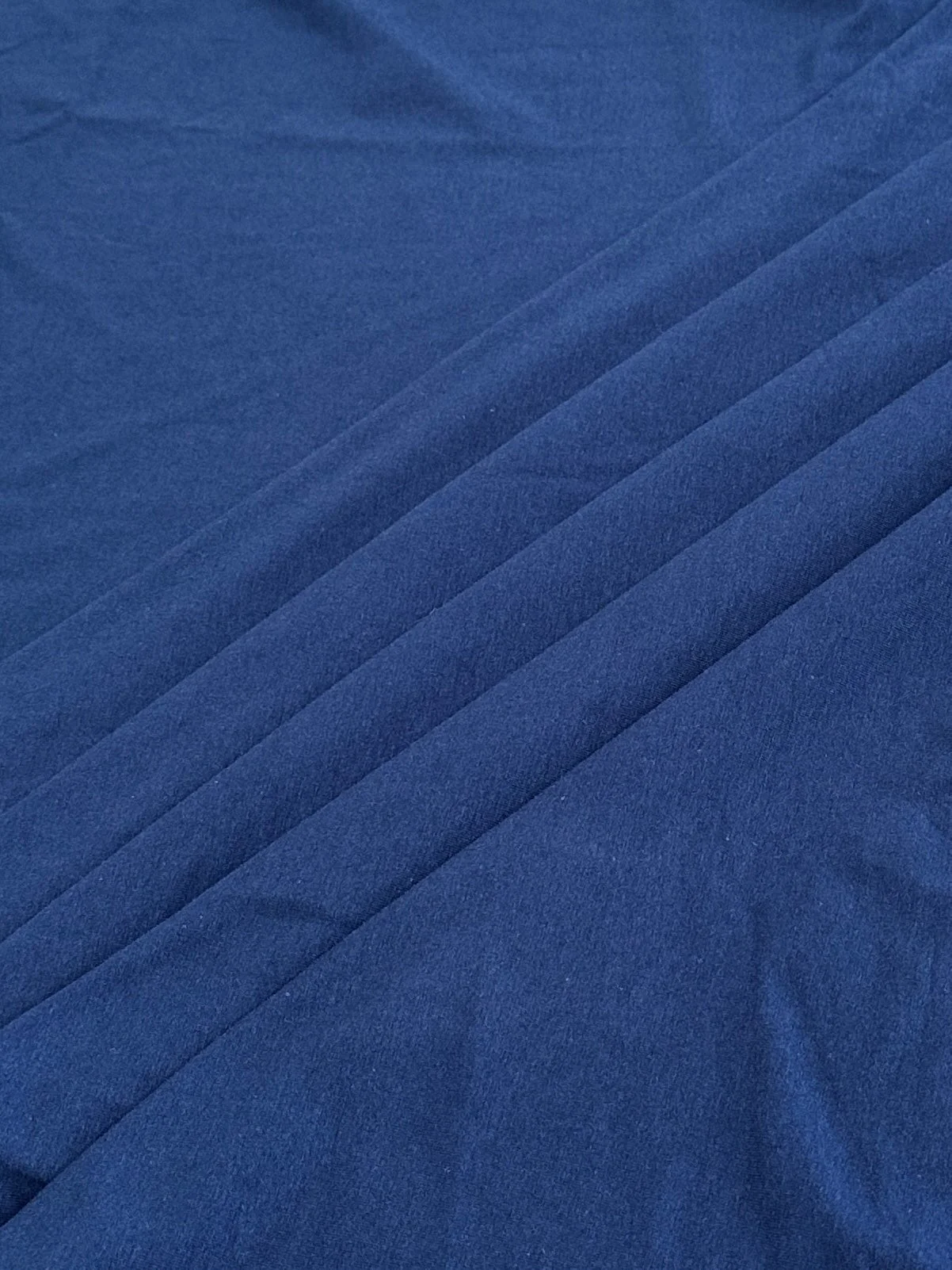 Navy Blue Cotton Jersey Knit - Image 2