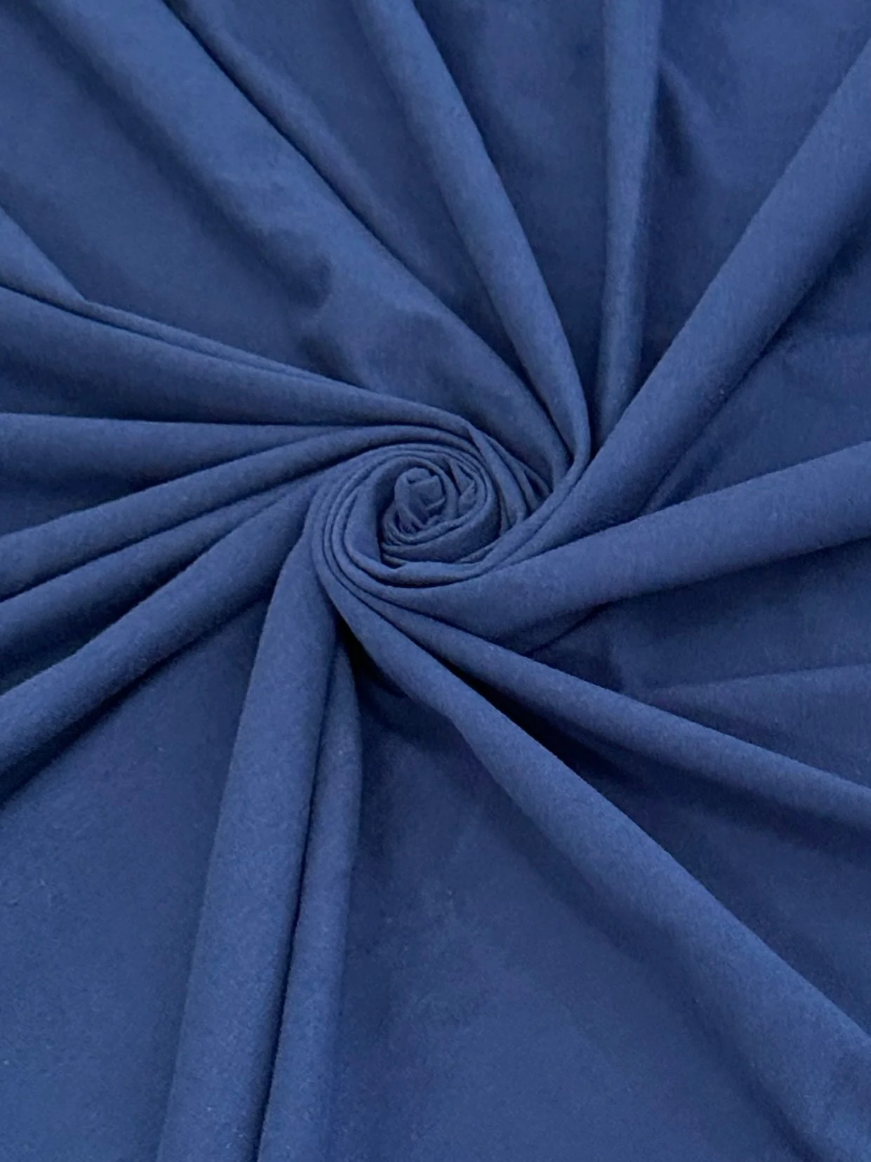 Navy Blue Cotton Jersey Knit - Image 4
