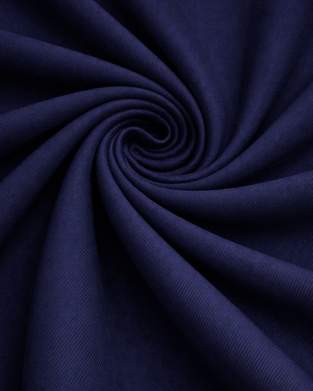 Navy Blue Denim Look Stretch Twill