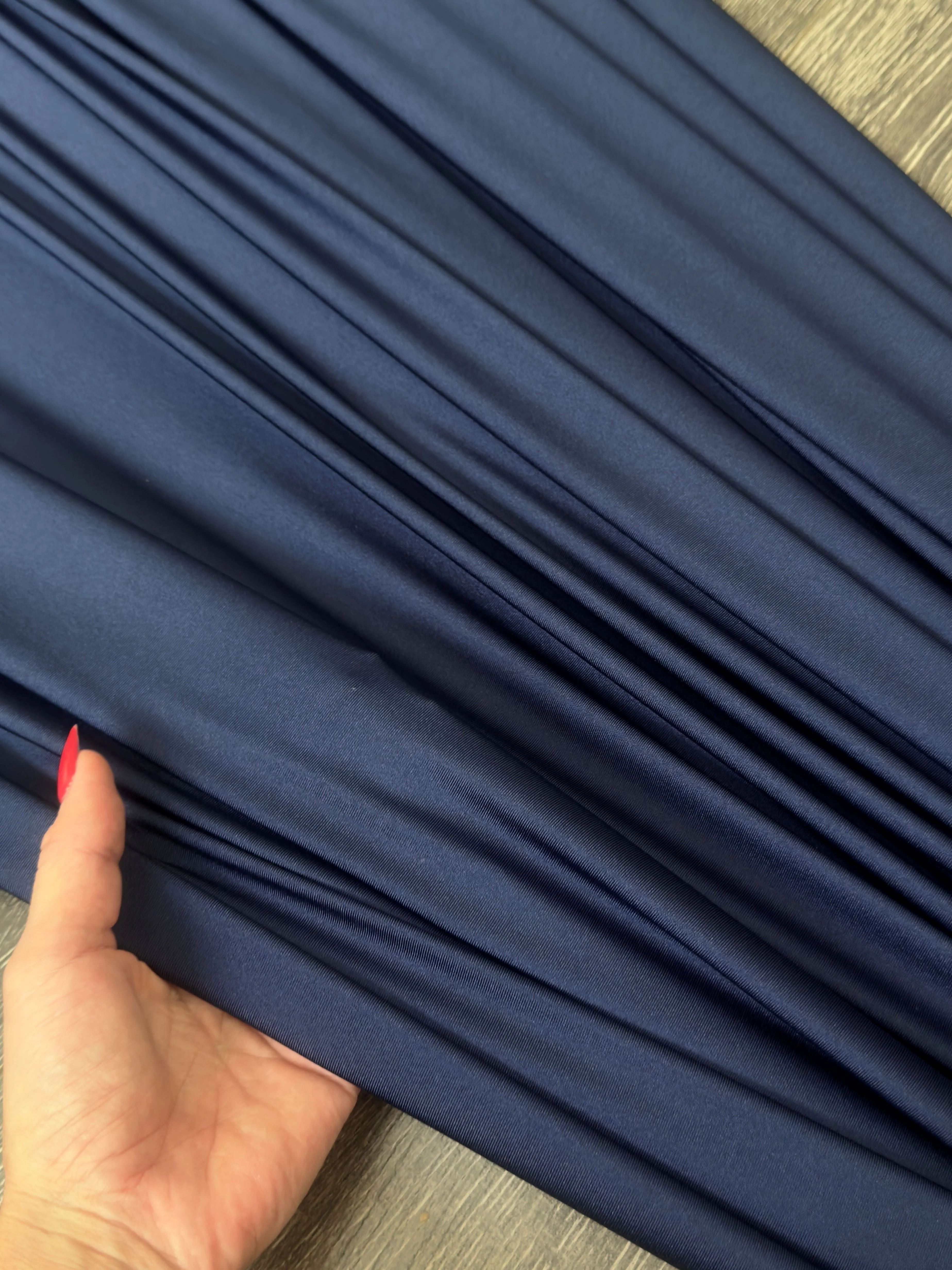 Navy Blue Lulu Yoga Nylon Spandex - Image 4